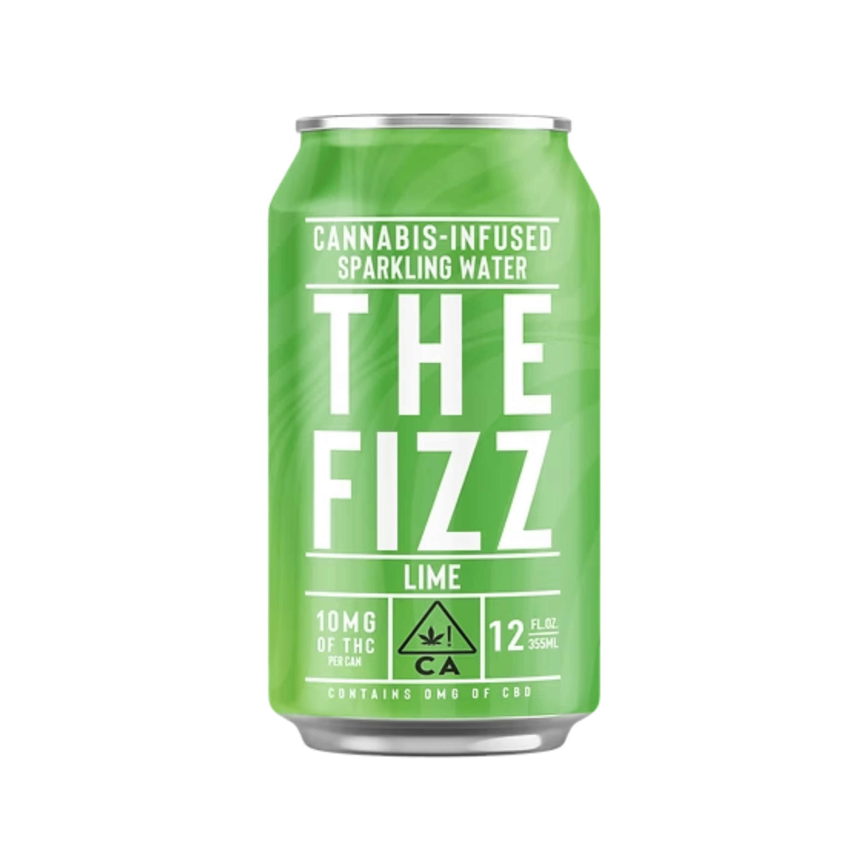 The Fizz | Lime Infused Sparkling Water 10mg 12oz - Manzanita Naturals -  - $6 - Beverages/Drinks