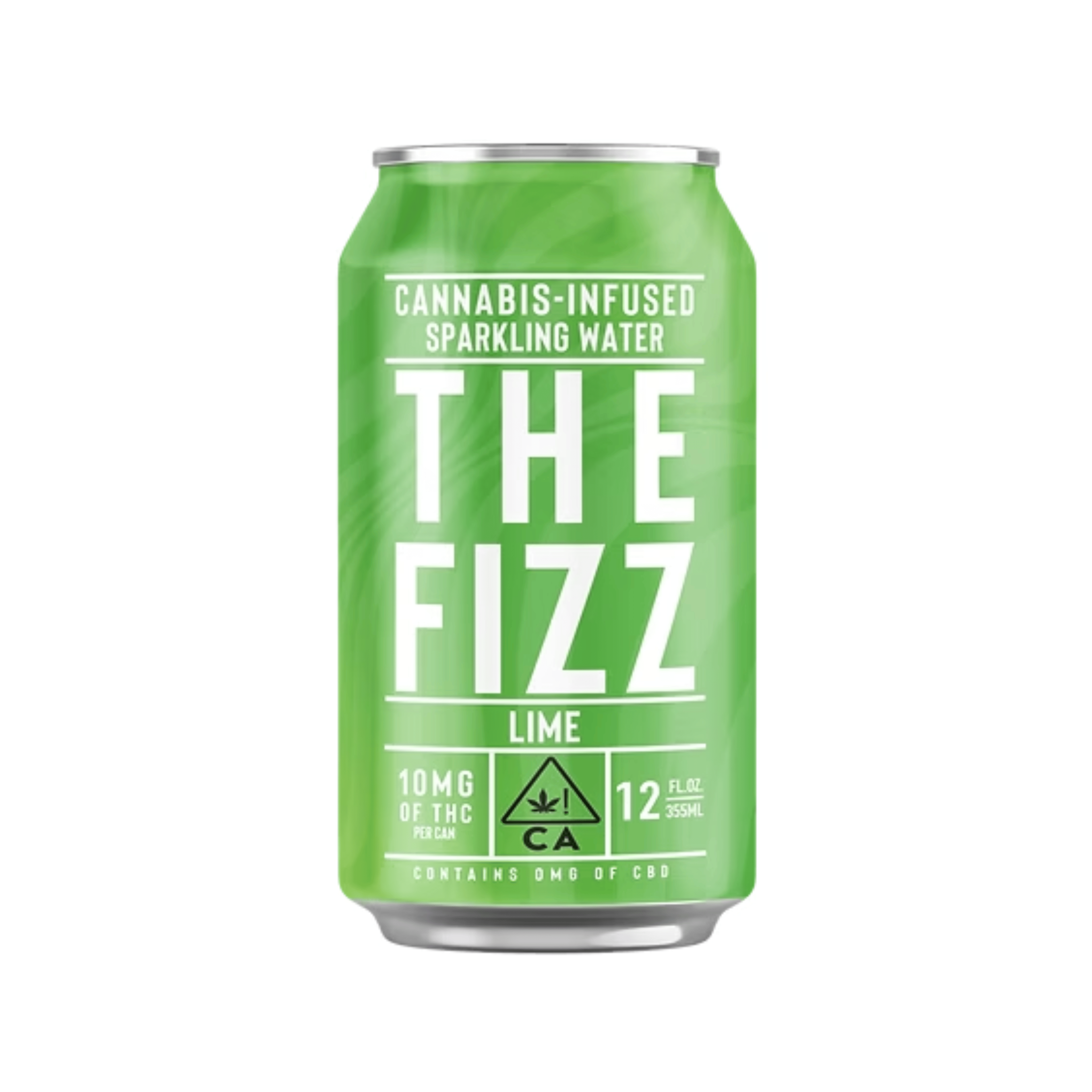 The Fizz | Lime Infused Sparkling Water 10mg 12oz - Manzanita Naturals - - $6 - Beverages/Drinks