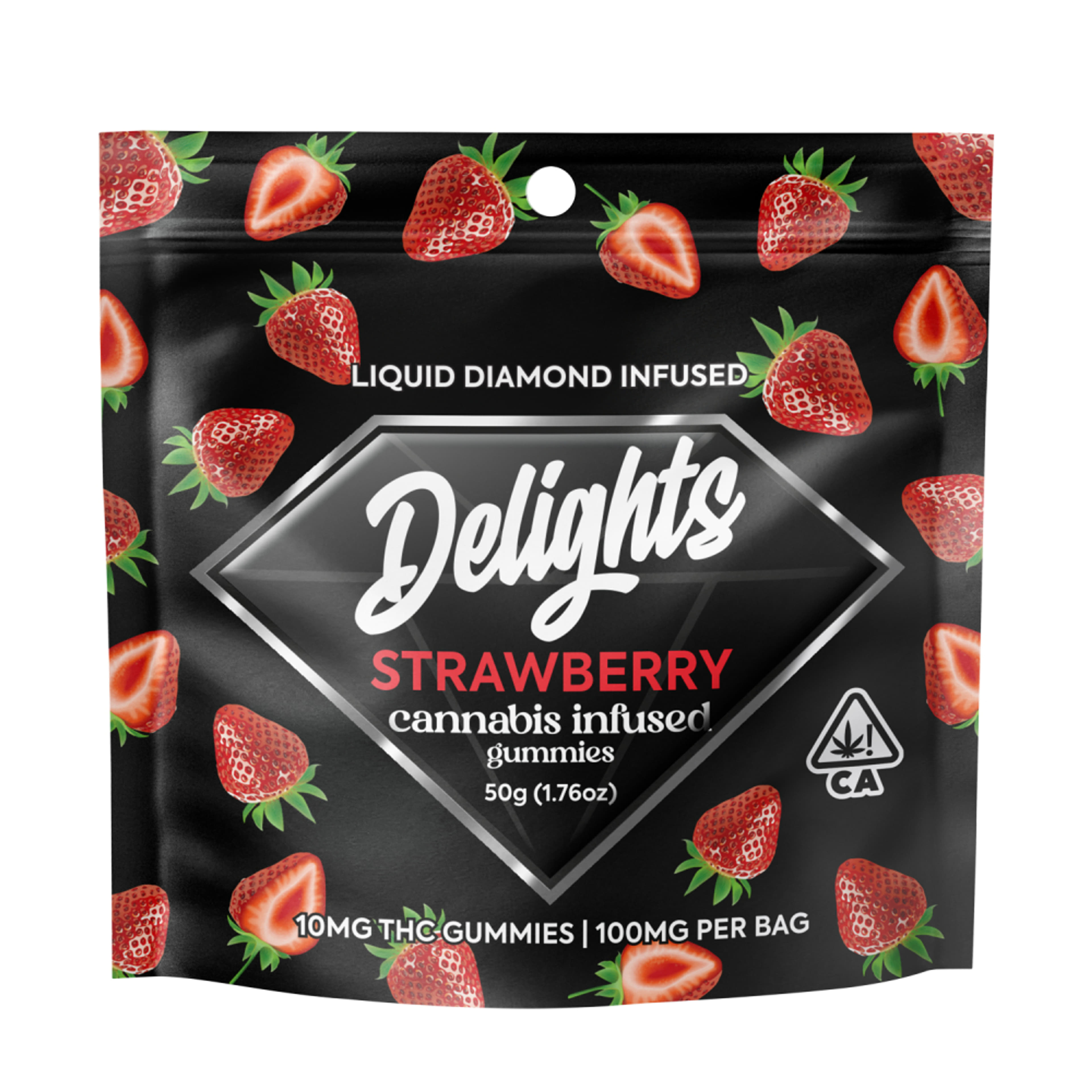 STRAWBERRY LIQUID DIAMONDS GUMMIES - DAB DADDY - - $6 - Edibles