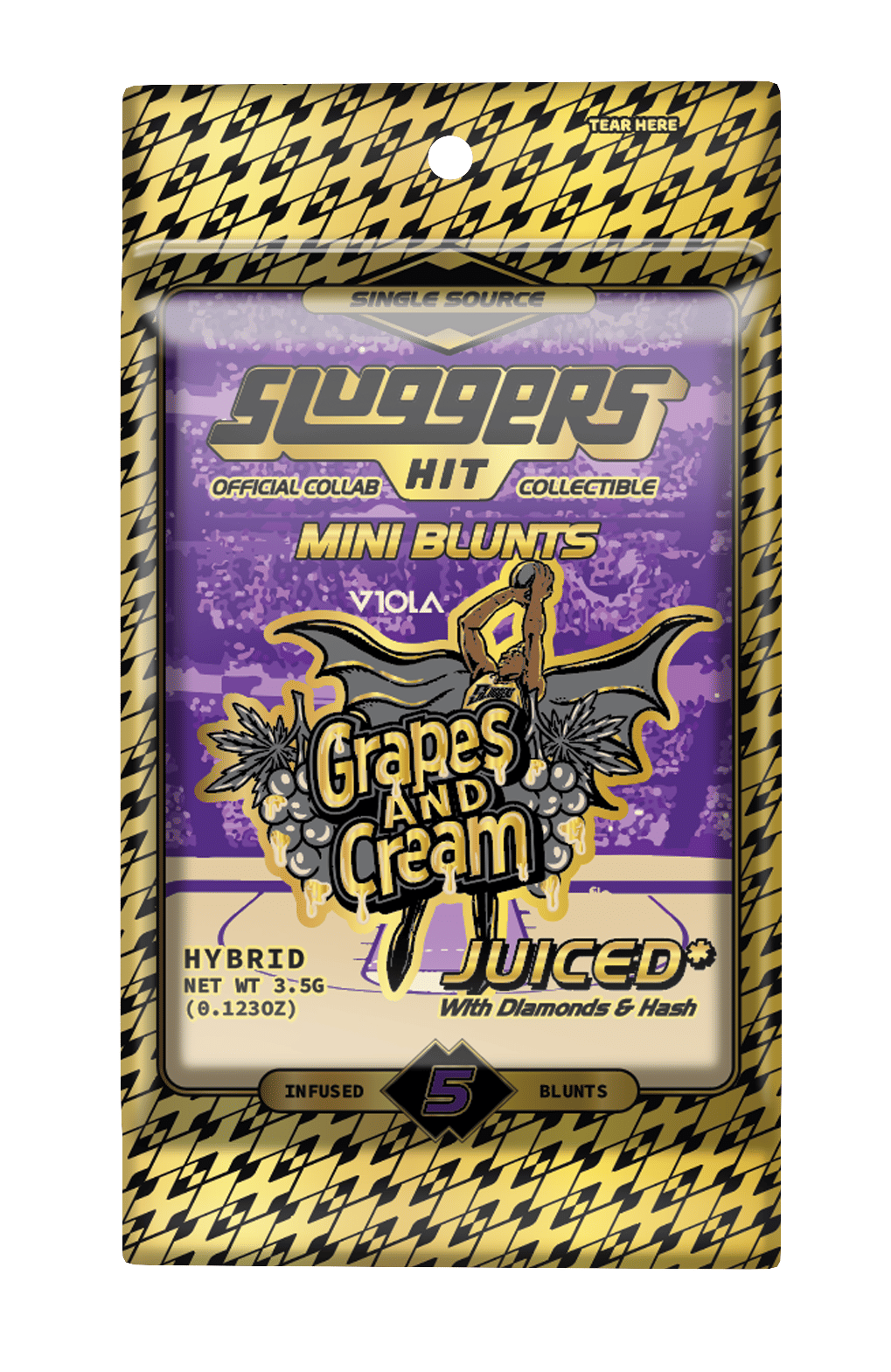 Grapes & Cream 5pk Mini Blunts 3.5g - Sluggers -  - $50 - Pre-Rolls