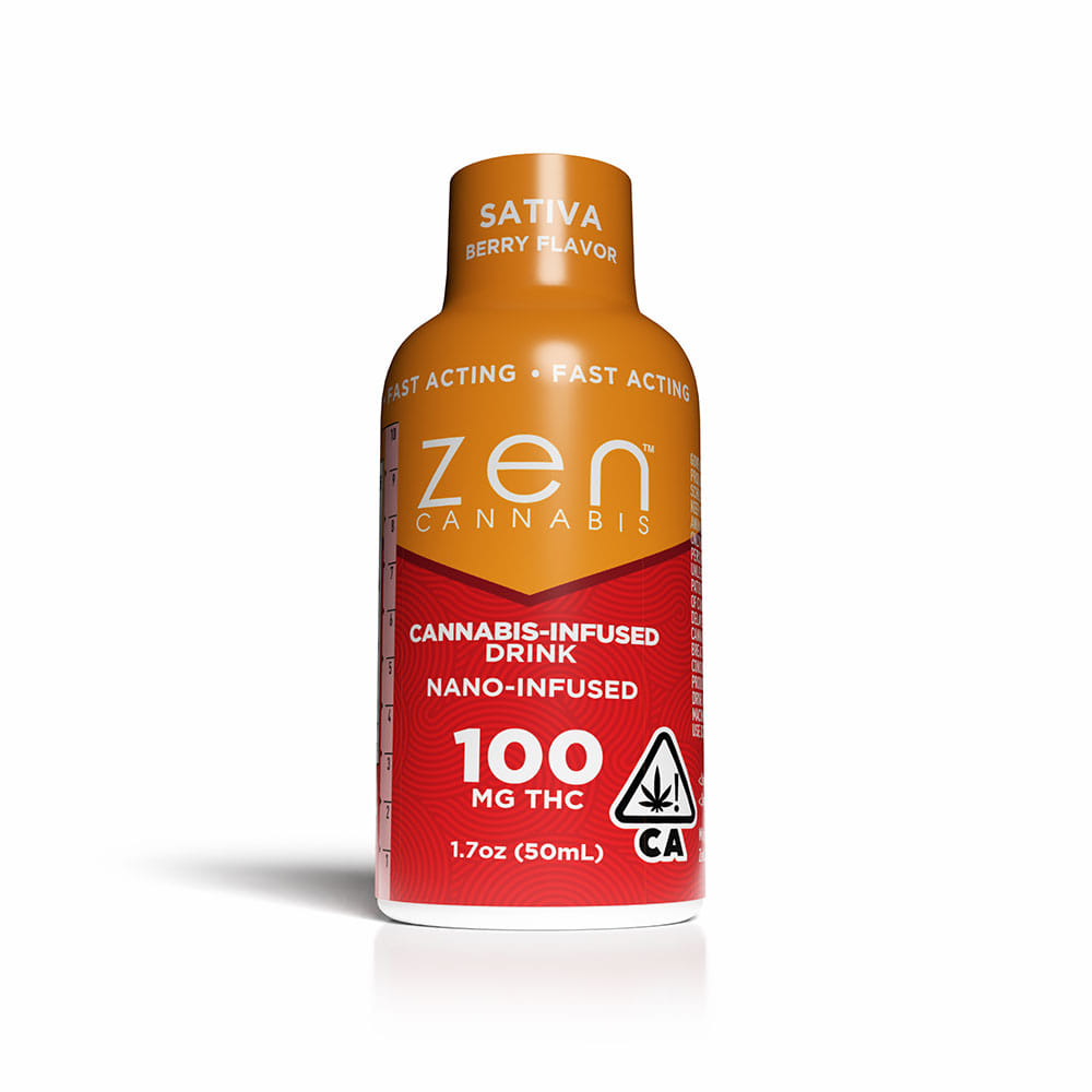 Berry Sativa Shot (100MG) - Zen -  - $10 - Beverage