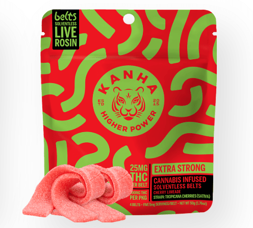 Kanha Sour Belt | Cherry Limeade - Solventless Rosin - Sativa