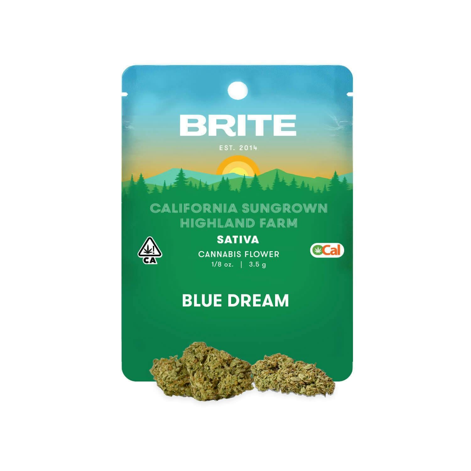 Blue Dream - Flower - Brite Labs - Eighth - $14.99 - Flower