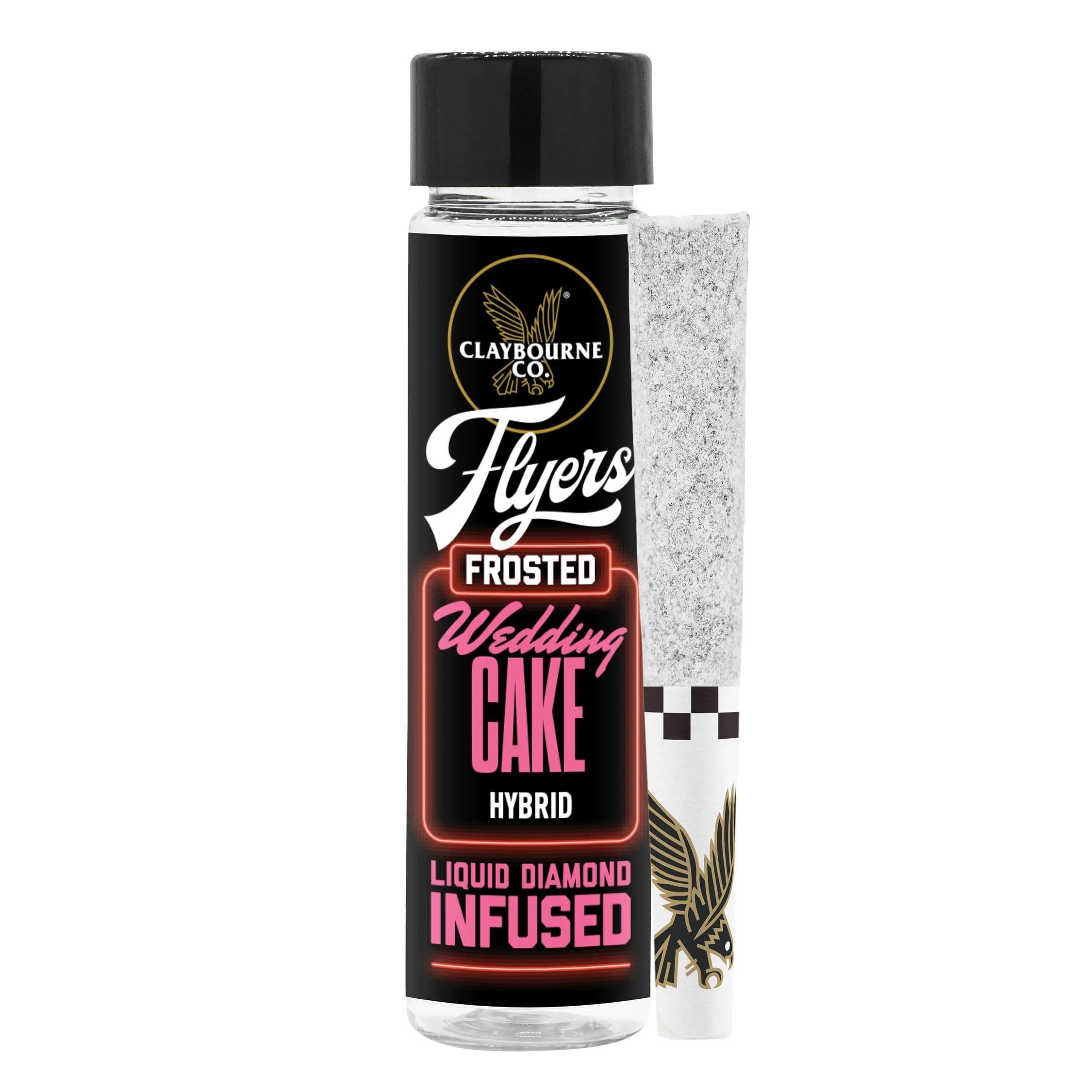 Wedding Cake Frosted Flyer 2pk Pre-roll 1g - Claybourne Co. -  - $25 - Pre-Rolls