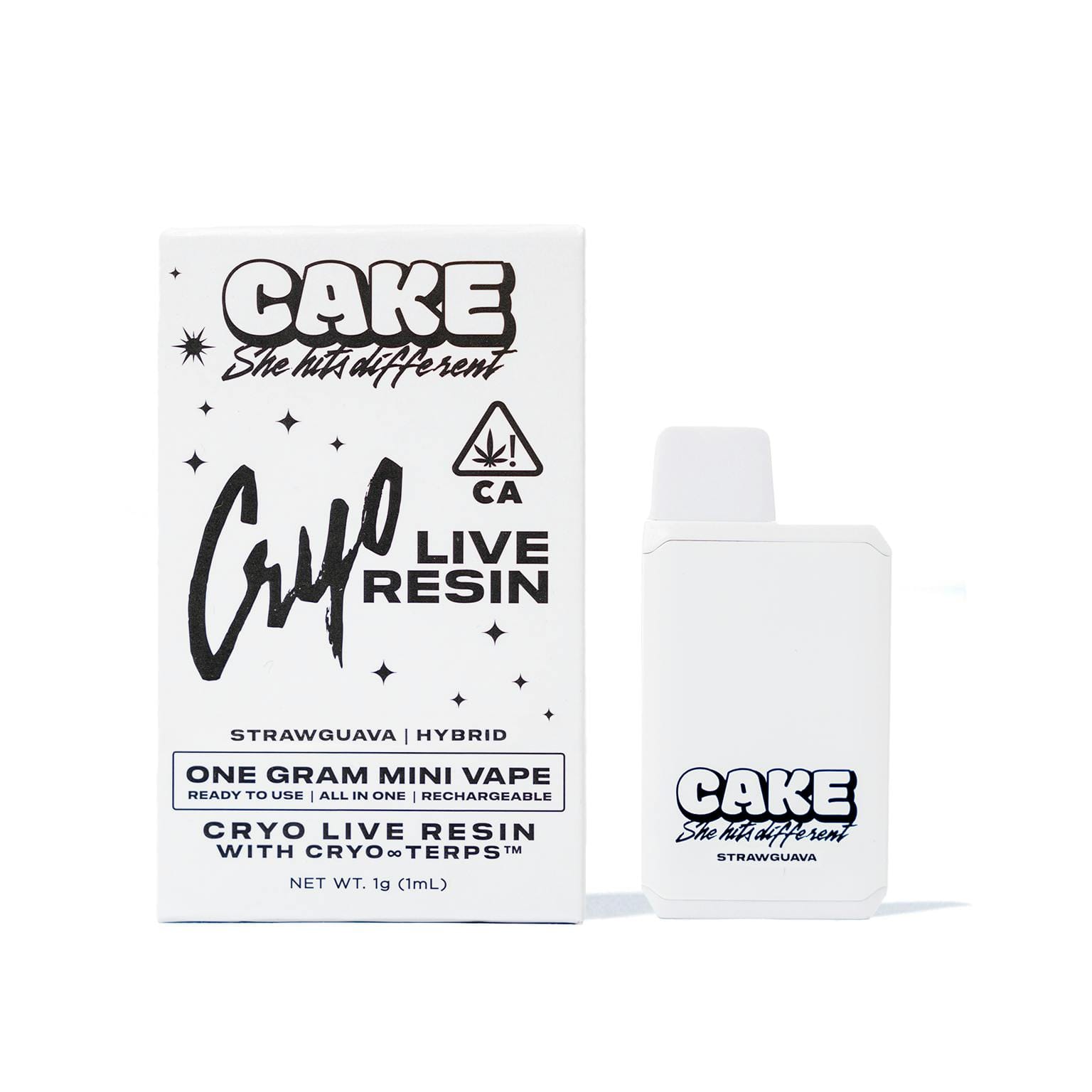 Strawguava - 1G Live Resin All-In-One *B2G1 EVERYDAY* *SPECIAL PRICING* - Cake - Strawguava LR AiO  (H) - $34 - Cartridges