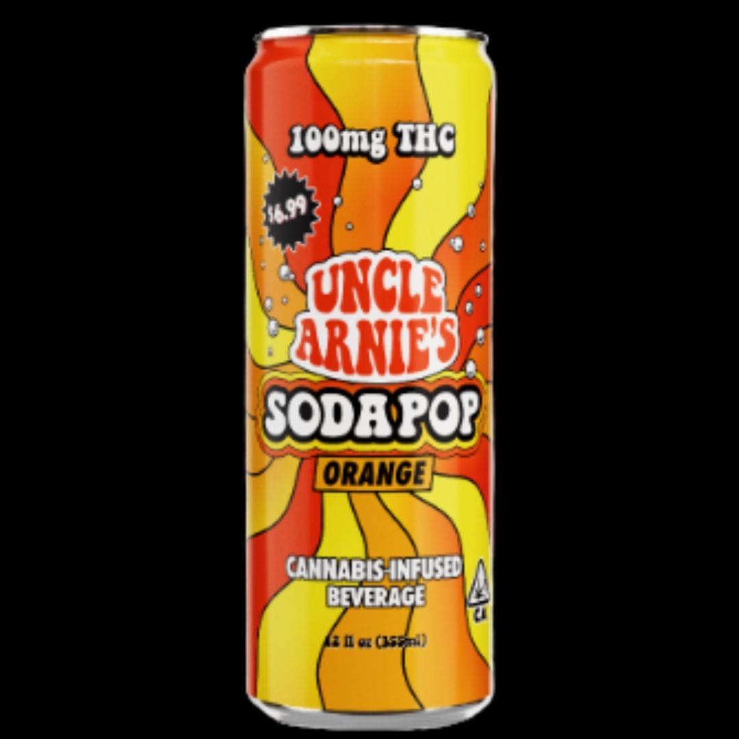 Uncle Arnie's Beverage — Orange Soda Pop