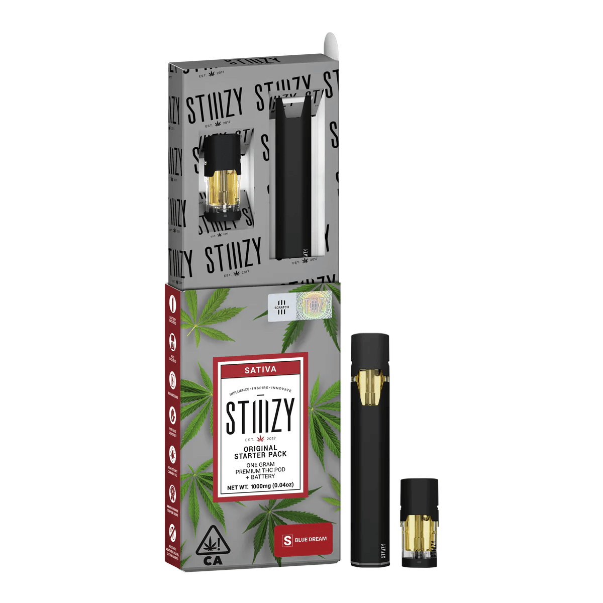 Blue Dream Starter Pack 1g - STIIIZY -  - $31.25 - Disposable Vapes