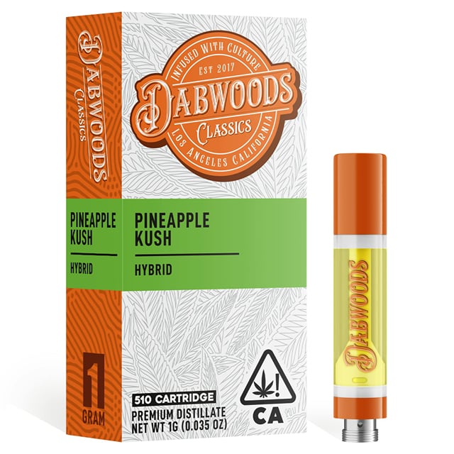 Dabwoods | 510 CART 1g - Pineapple Kush - Hybrid