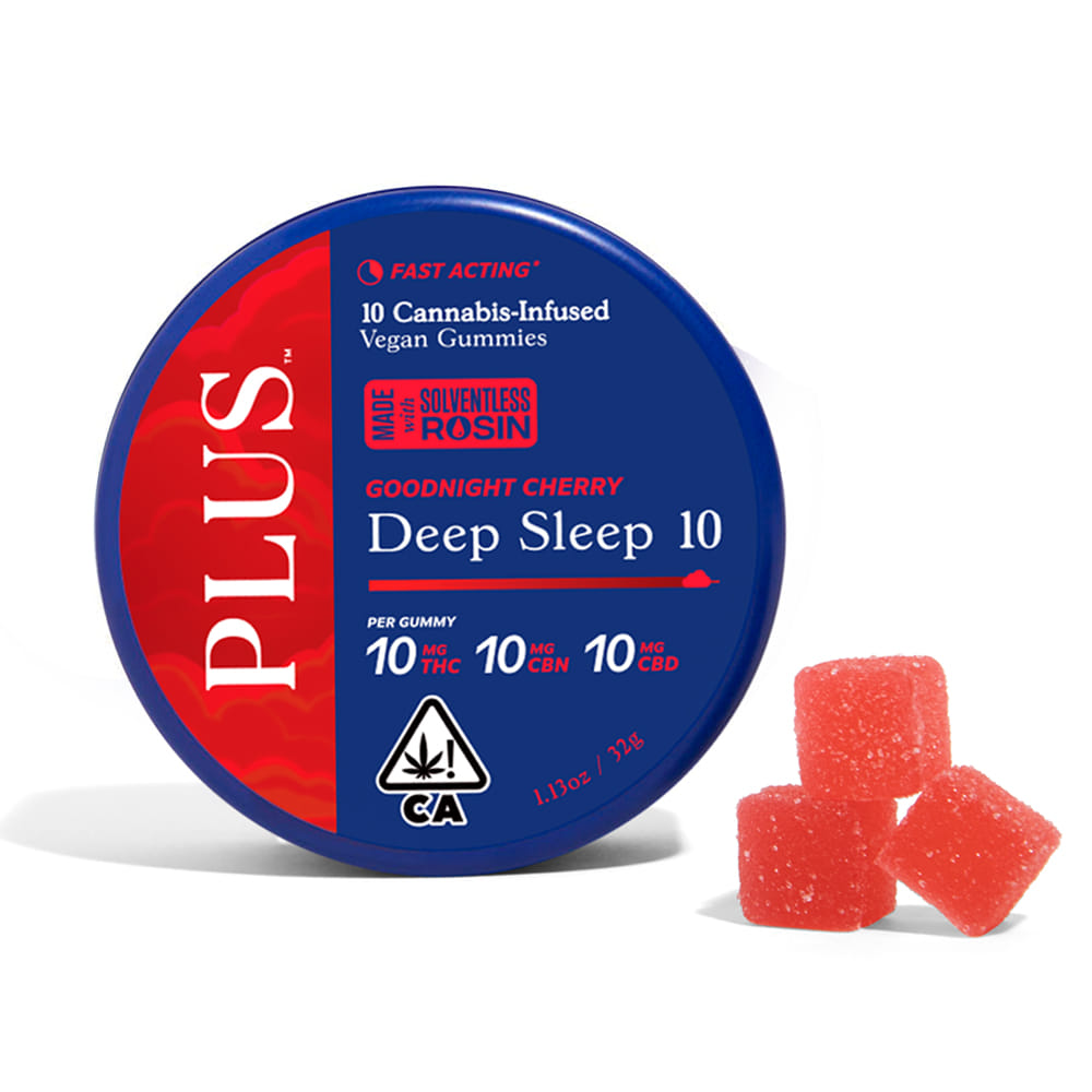 Sleep Goodnight Cherry Plus CBN Gummies - Plus Products - Sleep Goodnight Cherry - $17 - Edibles