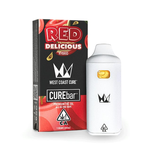 West Coast Cure Disposable CureBar - Red Delicious (1g Hybrid) *NEXT DAY DELIVERY ONLY*