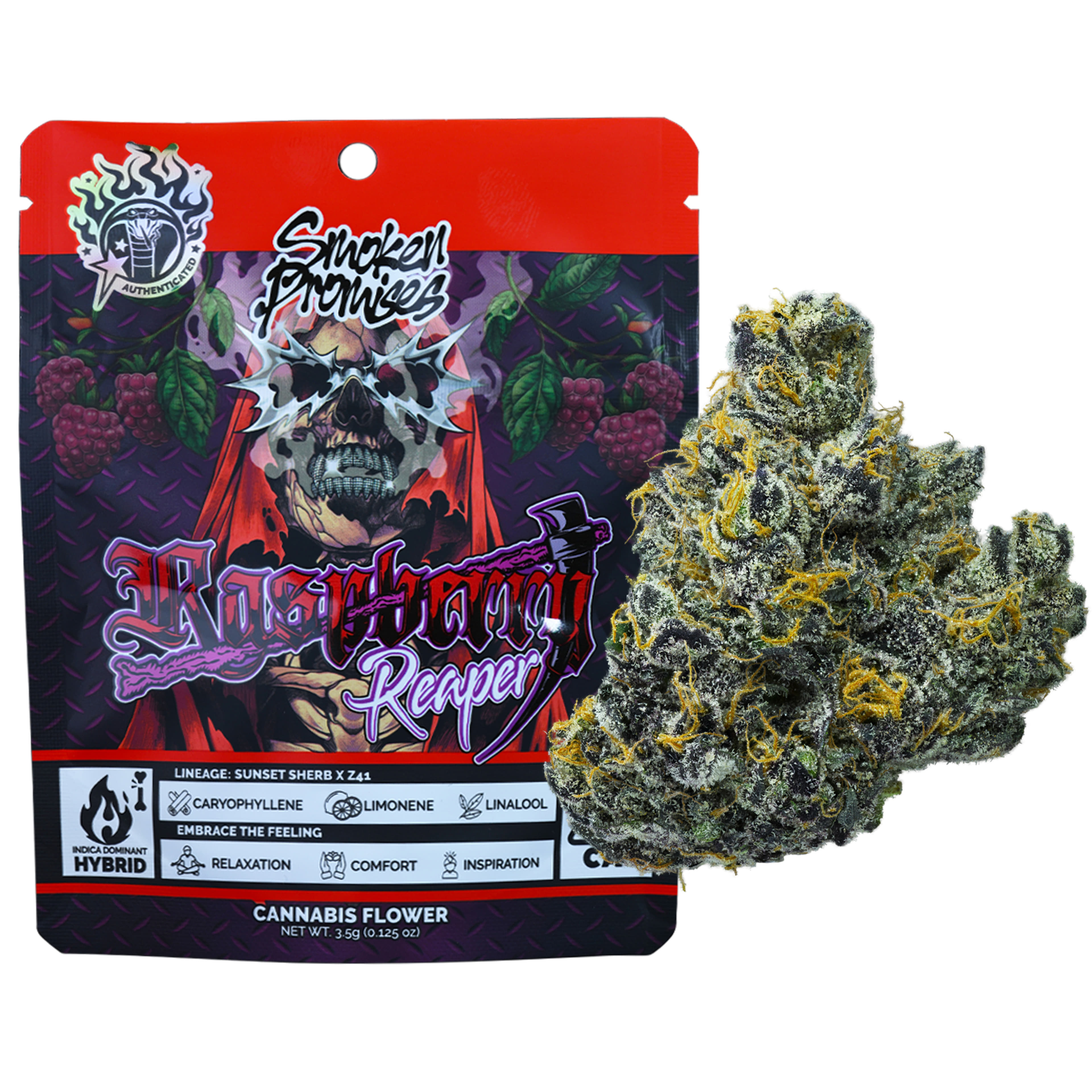 Raspberry Reaper 3.5g - Smoken Promises - - $33 - Flower