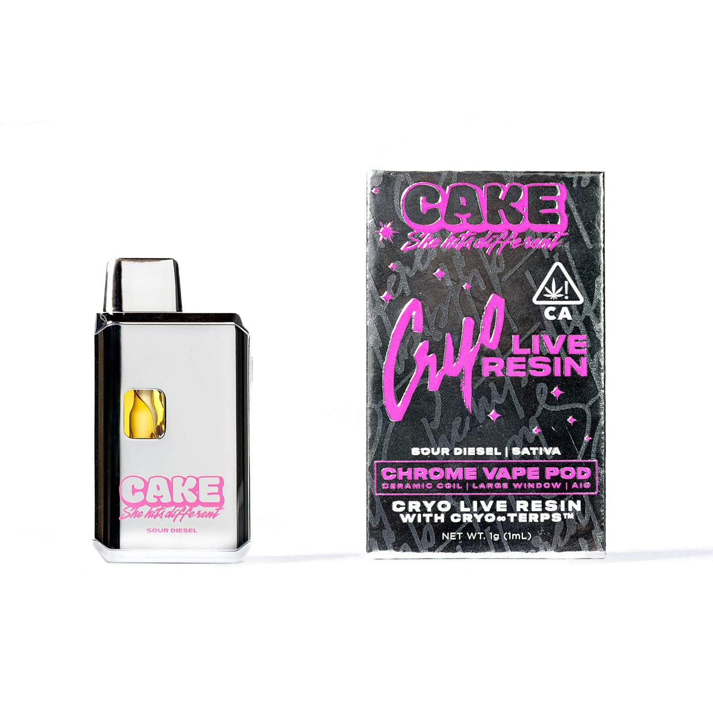 Cake: Sour Diesel - Cryo Rechargeable
