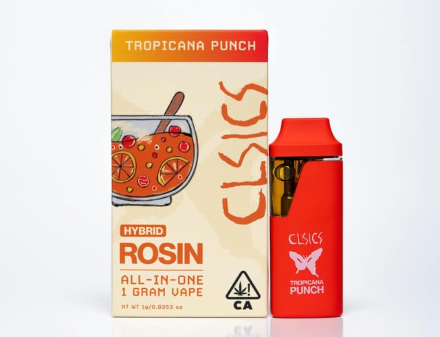 CLSICS Rosin & Rosin Infused Pre Rolls — Tropicana Punch