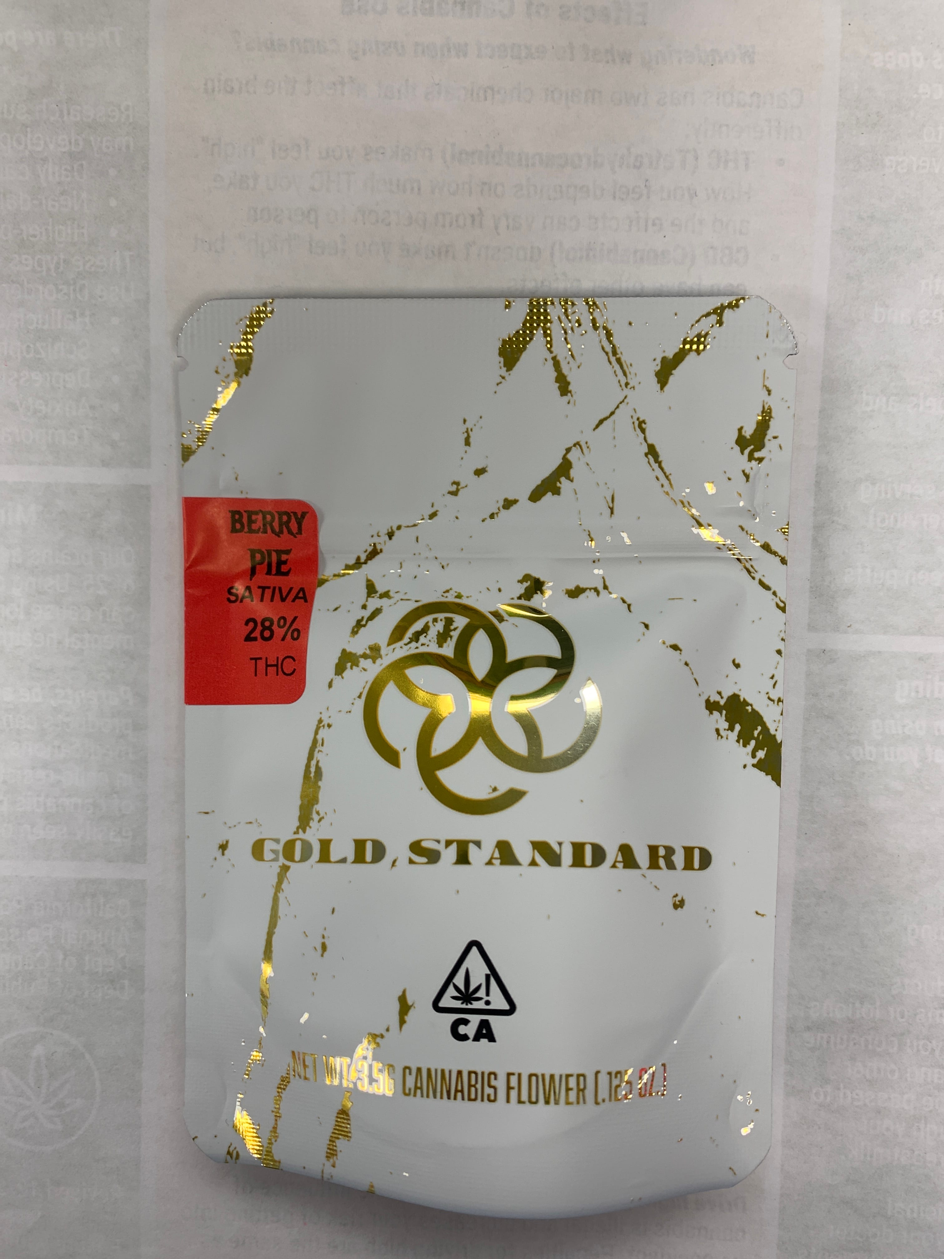 BERRY PIE 3.5G - GOLD STANDARD -  - $17.20 - Flower