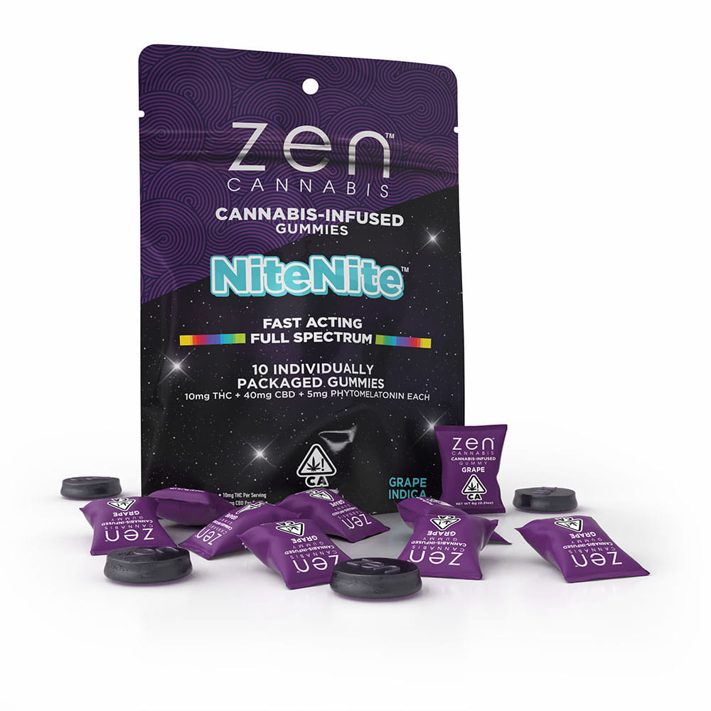 Nite Nite Grape Gummies (4:1) (10PK) - Zen -  - $12 - Edible
