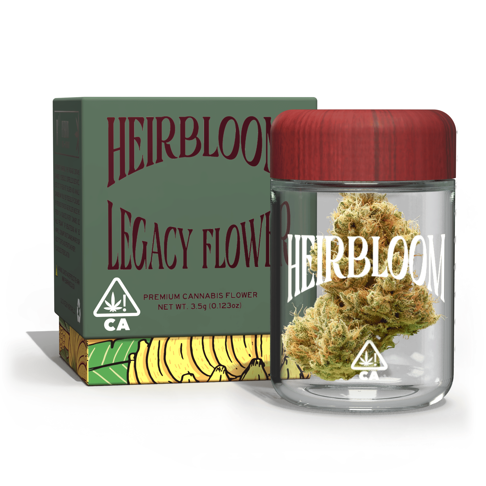 Heirbloom - Banana OG 3.5g - Heirbloom Legacy Flower - Heirbloom - Banana OG 3.5g - $60 - Flower