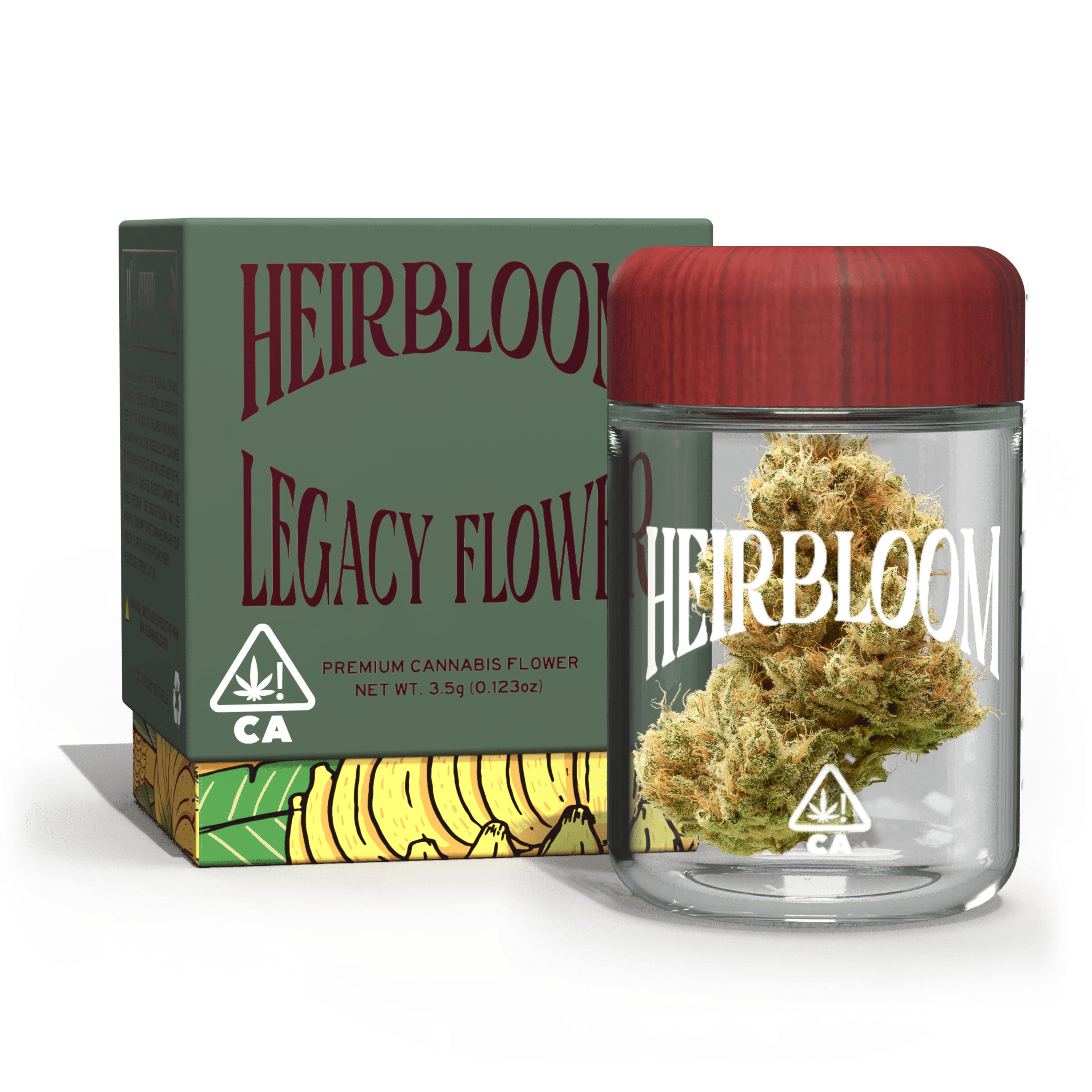 Heirbloom - Banana OG 3.5g - Heirbloom Legacy Flower - Heirbloom - Banana OG 3.5g - $60 - Flower