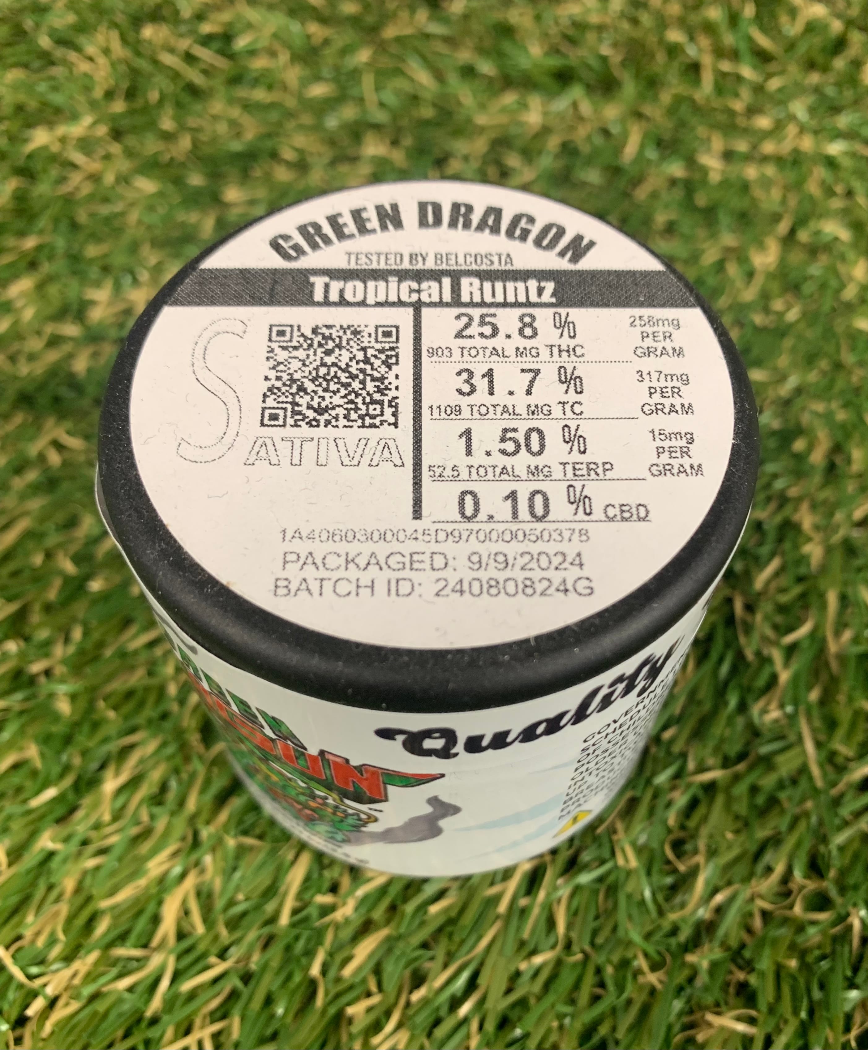 TROPICAL RUNTZ 3.5G - GREEN DRAGON -  - $17.20 - Flower