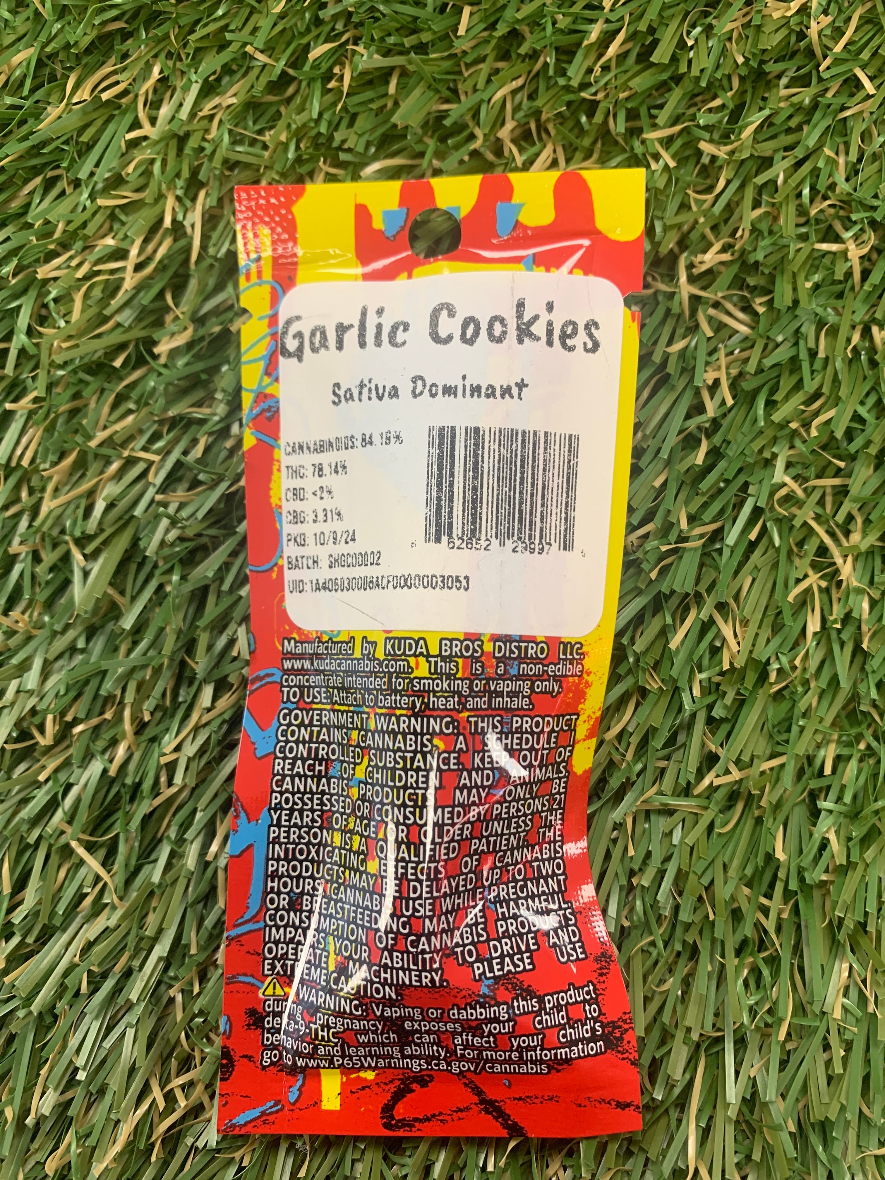 GARLIC COOKIES 1G REFILL - SHOOTERS -  - $9 - Vape Cartridge