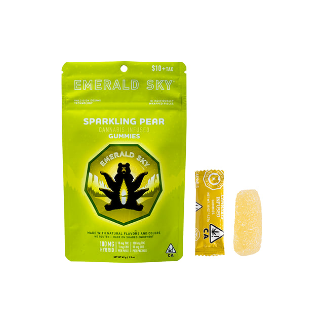 SPARKLING PEAR GUMMIES | EMERALD SKY