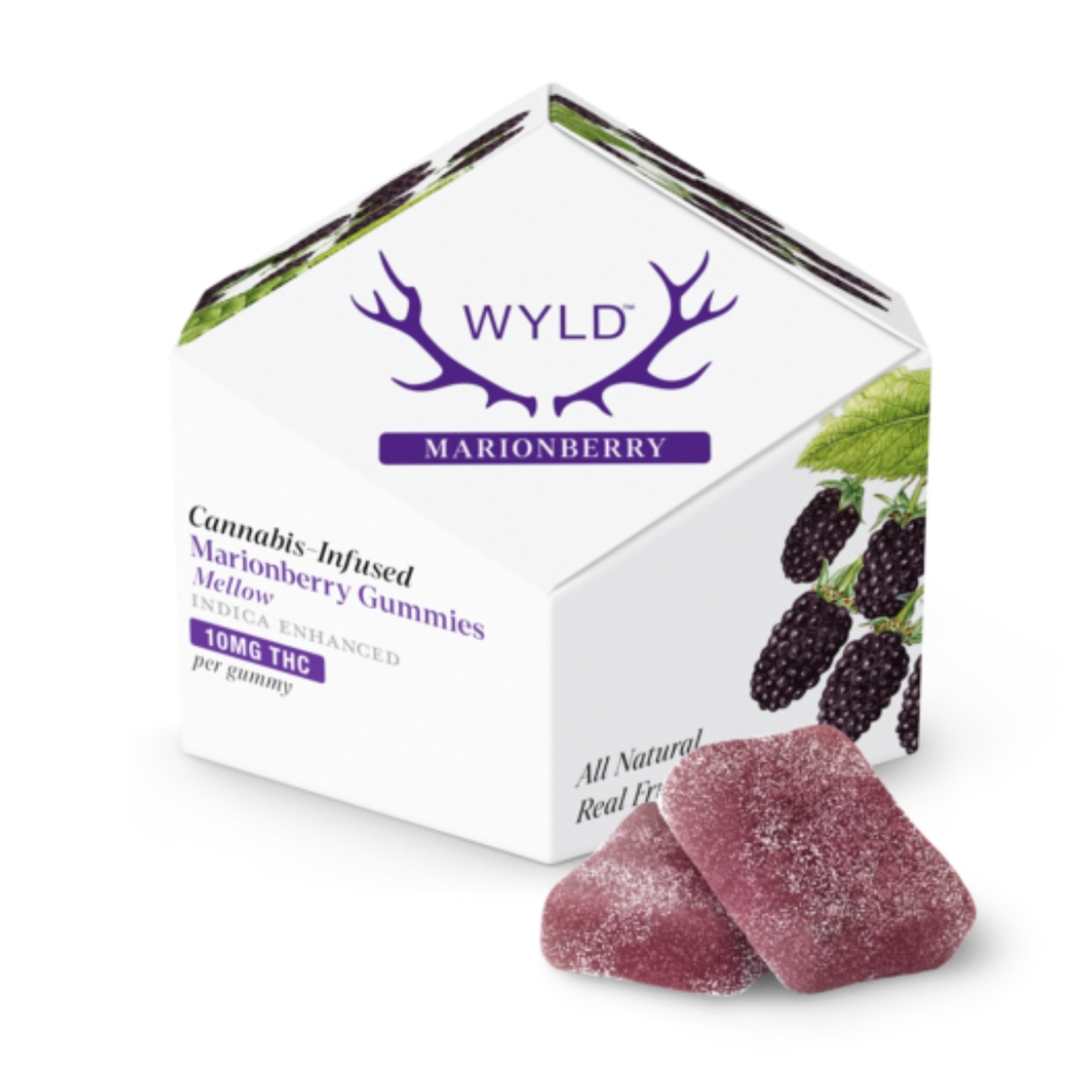 Marionberry Gummies 100mg - Wyld - - $17.24 - Edible