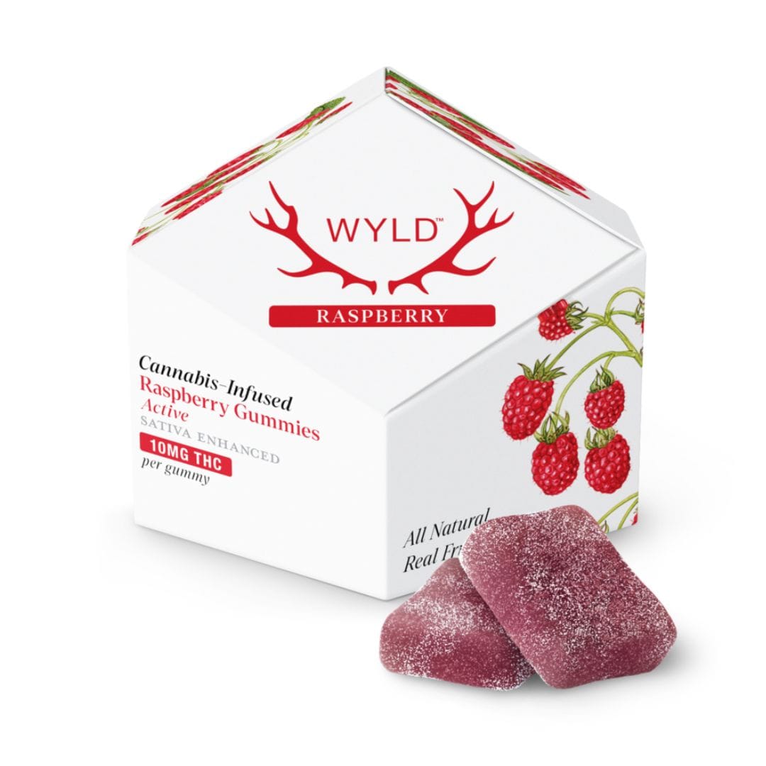 Raspberry Gummies 100mg - Wyld -  - $17.24 - Edible