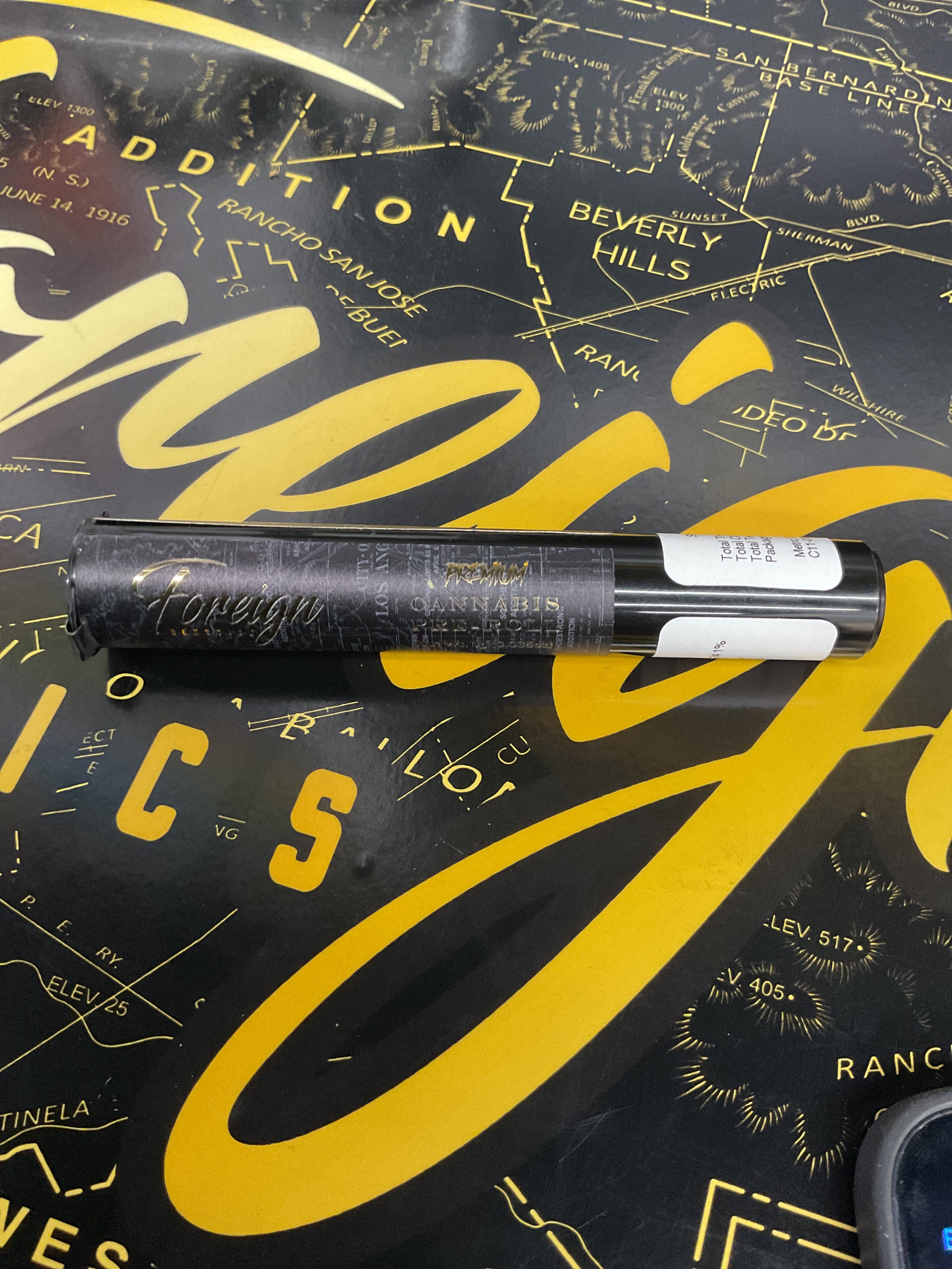 Sherblato 1 Gram Preroll Foreign Genetics - Foreign Genetics - Sherblato 1 Gram Preroll - $9 - Pre-Rolls