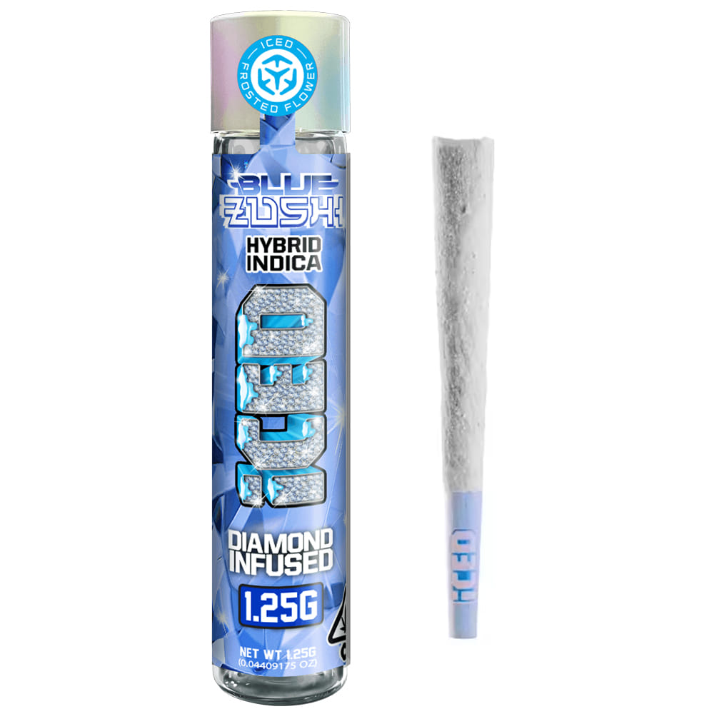 Blue Zushi (I) Infused Preroll - 1.25g - Iced - Blue Zushi (H) - $12.28 - Pre-Rolls
