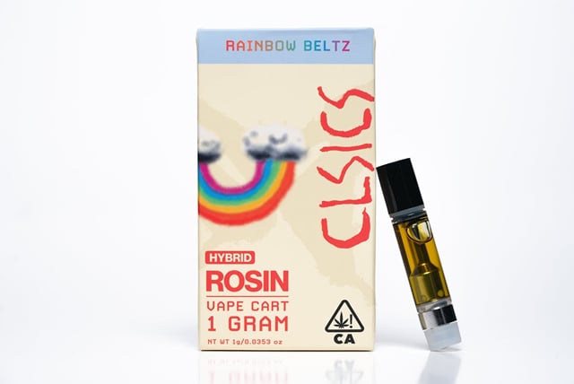 CLSICS Rosin & Rosin Infused Pre Rolls: Rainbow Beltz
