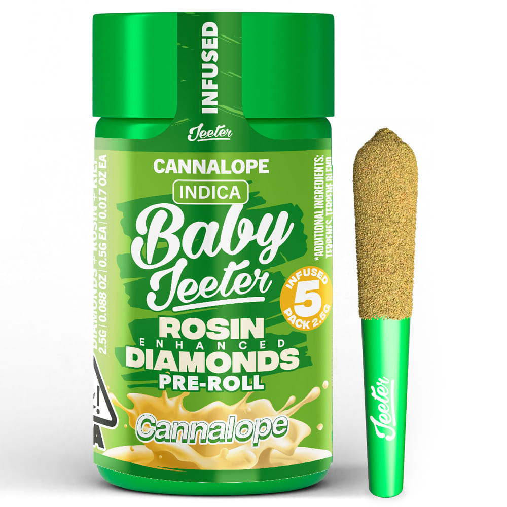 Cannalope (I) Baby Infused - 5pk *B2G1 EVERYDAY* - Jeeter - Cannaloupe (I) 5pk - $31.49 - Pre-Rolls