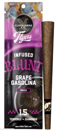 Grape Gasolina 1.5G Infused Blunt - Claybourne -  - $16.50 - Pre-Rolls