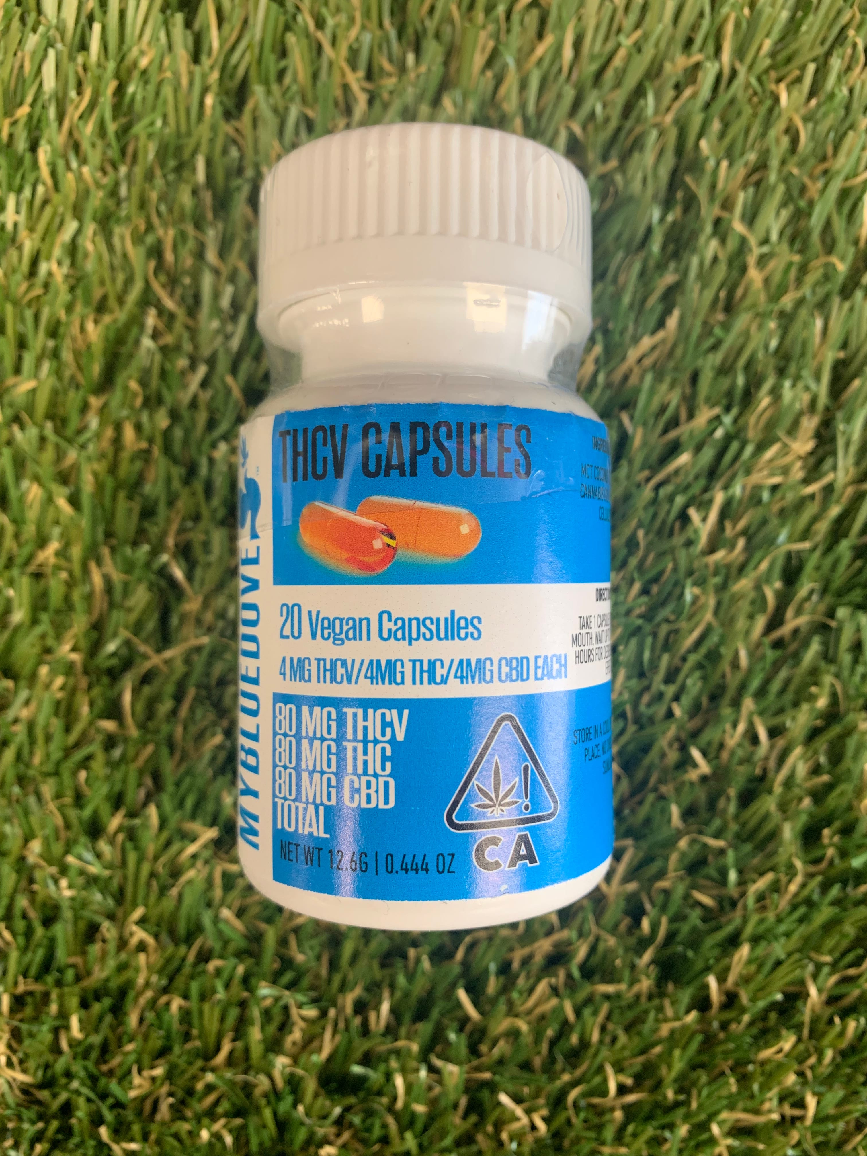 THCV:THC:CBD 80MG:80MG:80MG 20PK CAPSULES - My Blue Dove -  - $8.60 - Capsules