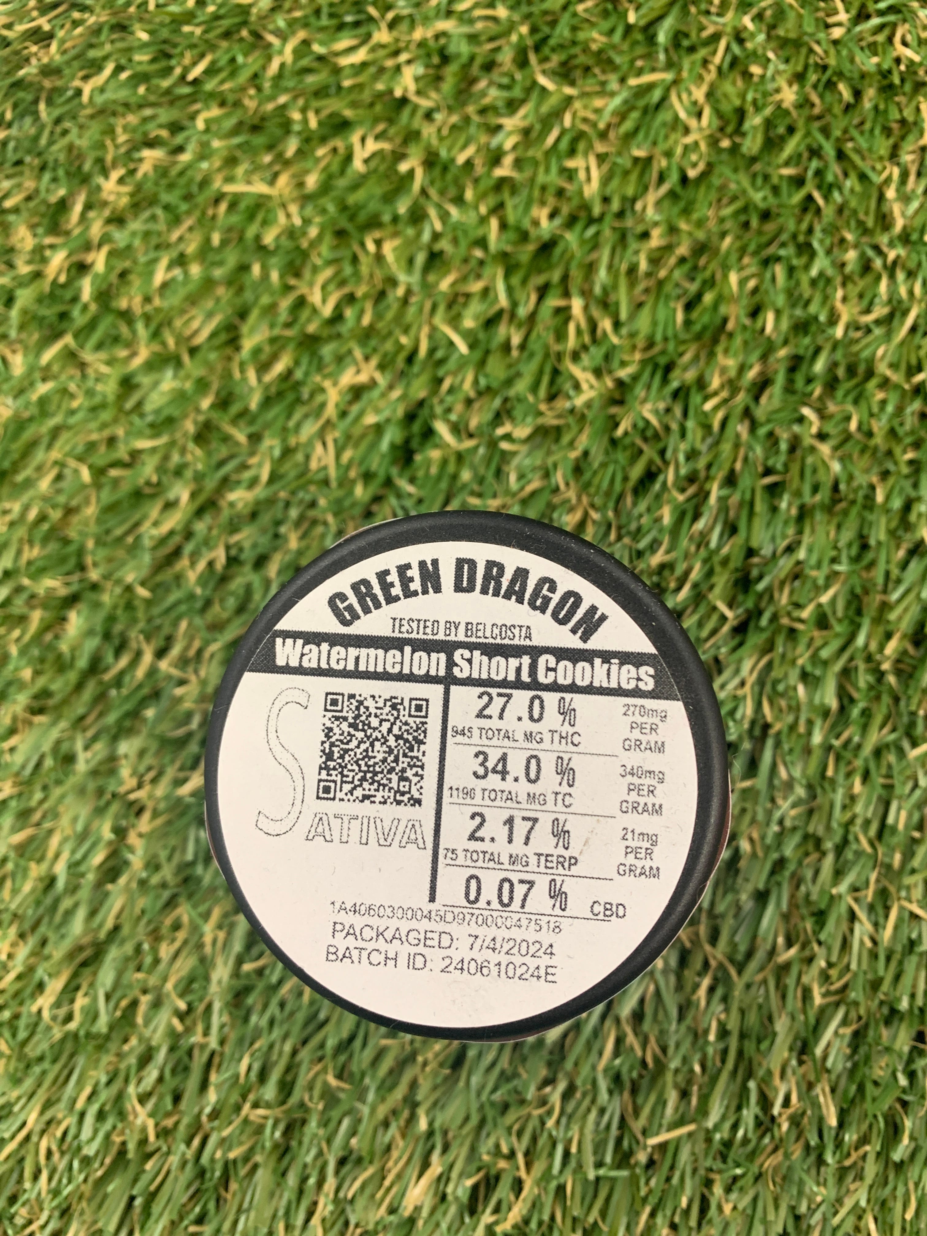 WATERMELON SHORT COOKIES 3.5G - GREEN DRAGON -  - $17.20 - Flower