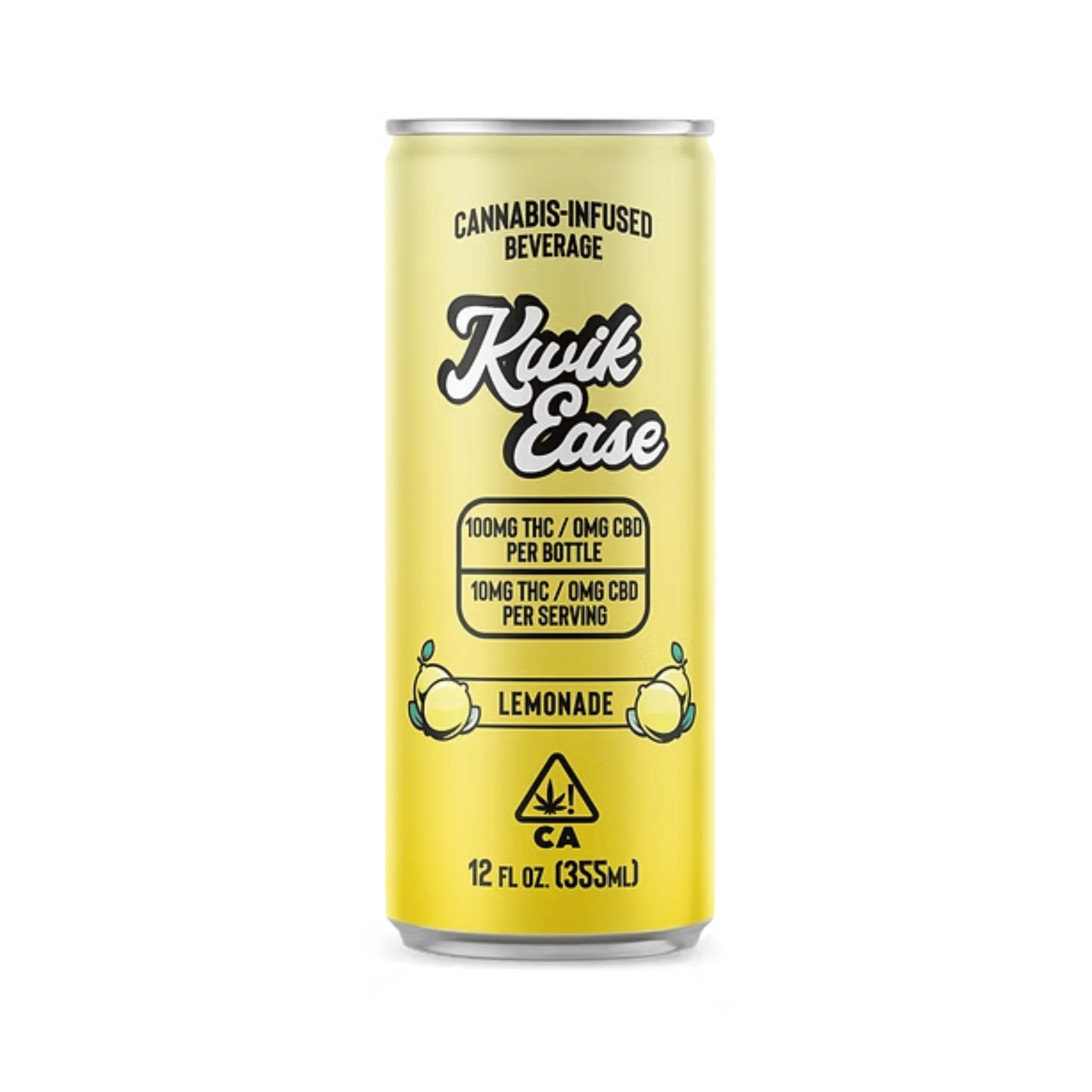 Kwik Ease | Lemonade 100mg 12oz - Manzanita Naturals - - $13 - Beverages/Drinks
