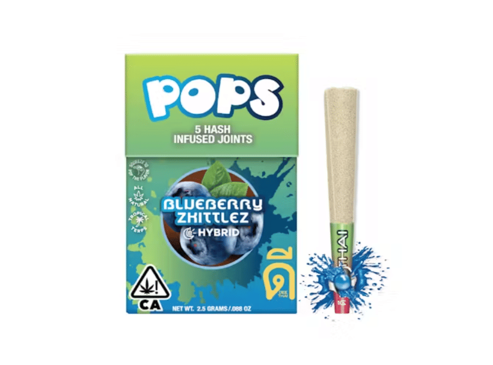 Dee Thai |Dee Pops 0.5g 5-Pack |Blueberry Zkittles - Dee Thai -  - $33 - Pre-Rolls