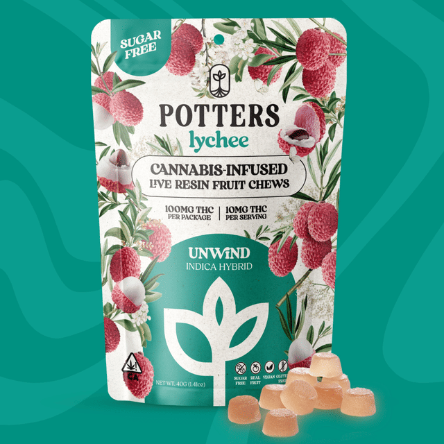 Potters: Lychee -free Fruit Chews