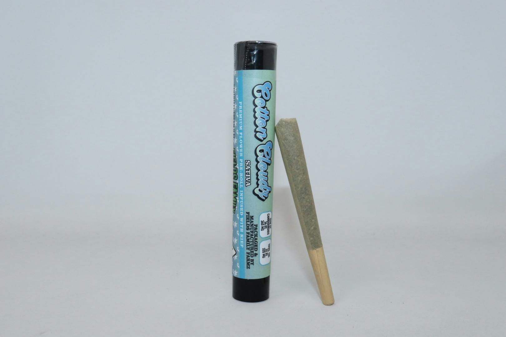 COTTON CLOUDZ 1G INFUSED - Fields Family Farmz -  - $3.22 - Pre-Roll Infused