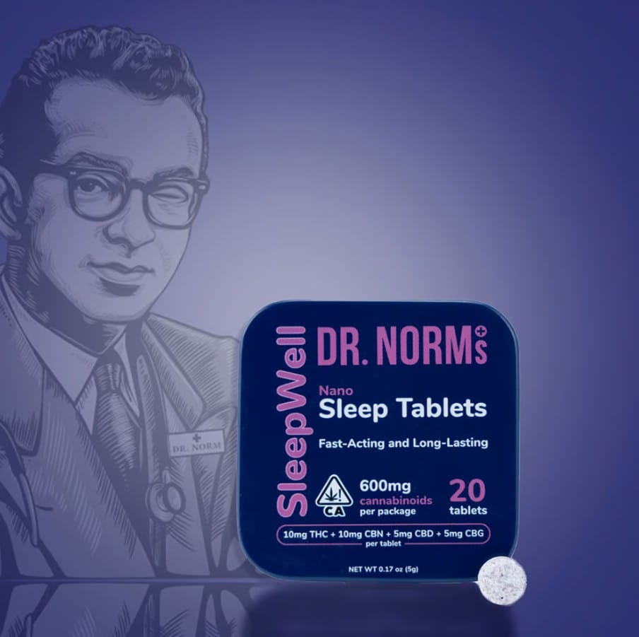 Dr. Norm's - Sleep Well Sleep Tablets 20ct 600mg - Dr. Norm's - Dr. Norm's - Sleep Well Sleep Tablets 20ct 600mg - $50 - Edible