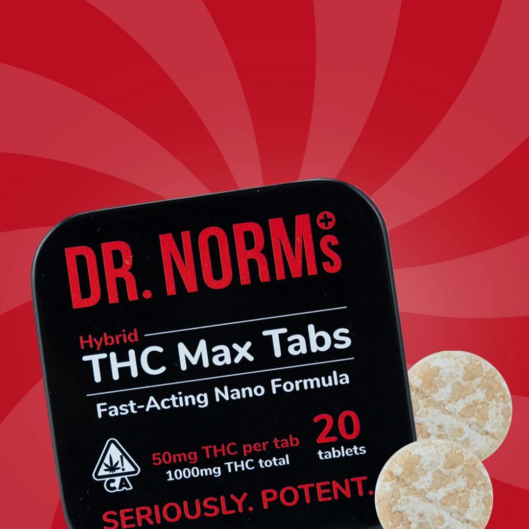 Dr. Norm's - THC MAX Tablets 20ct 1000mg Hybrid - Dr. Norm's - Dr. Norm's - THC MAX Tablets 20ct 1000mg Hybrid - $55 - Edible