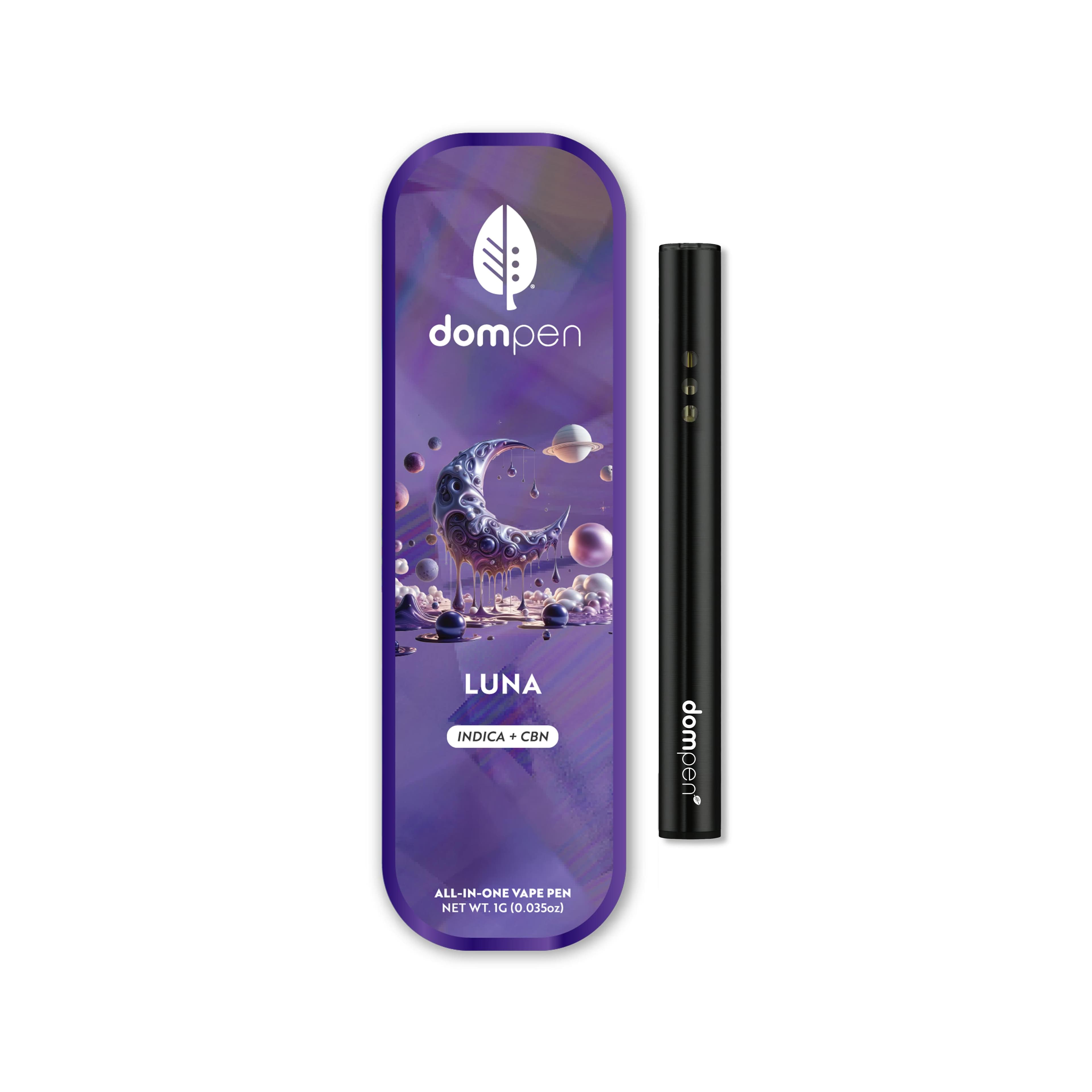 Luna | Vanilla Lavender CBN Disposable - 1g - Dompen - - $38 - Disposables