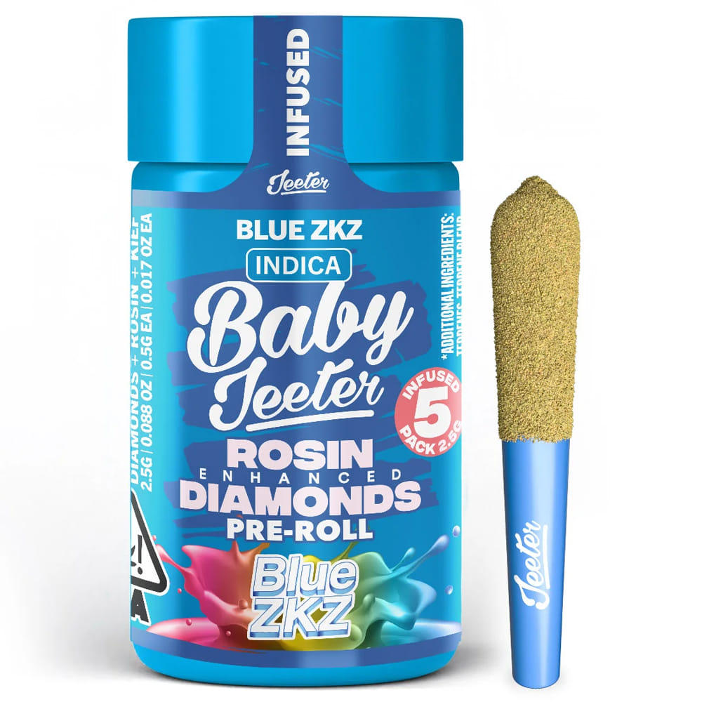 Blue ZKZ (I) Infused Baby 2.5g *SPECIAL PRICING* - Jeeter - Blue ZKZ (I) - $30 - Prerolls