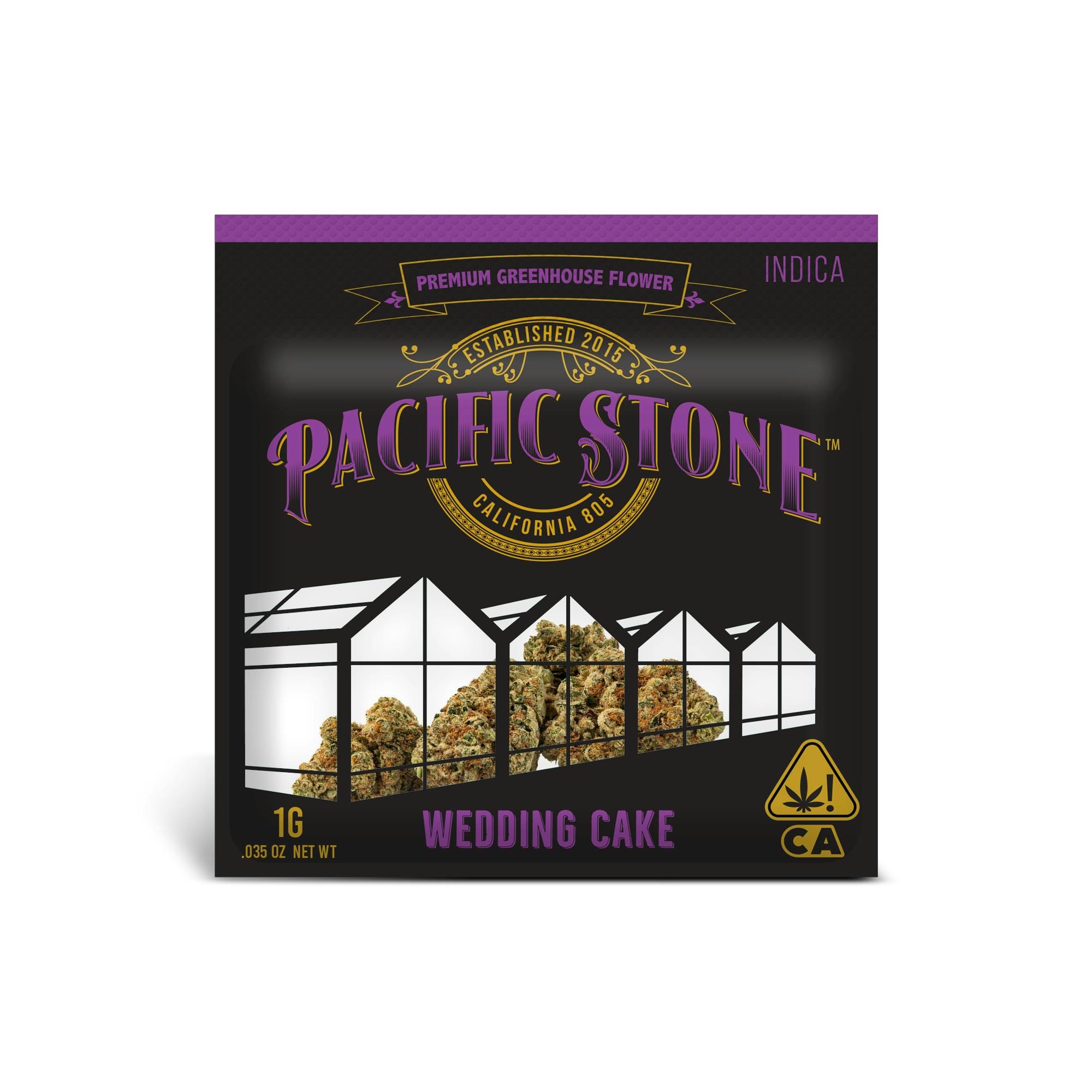 Wedding Cake Indica (1g) Pouch - Pacific Stone -  - $7.50 - Flowers