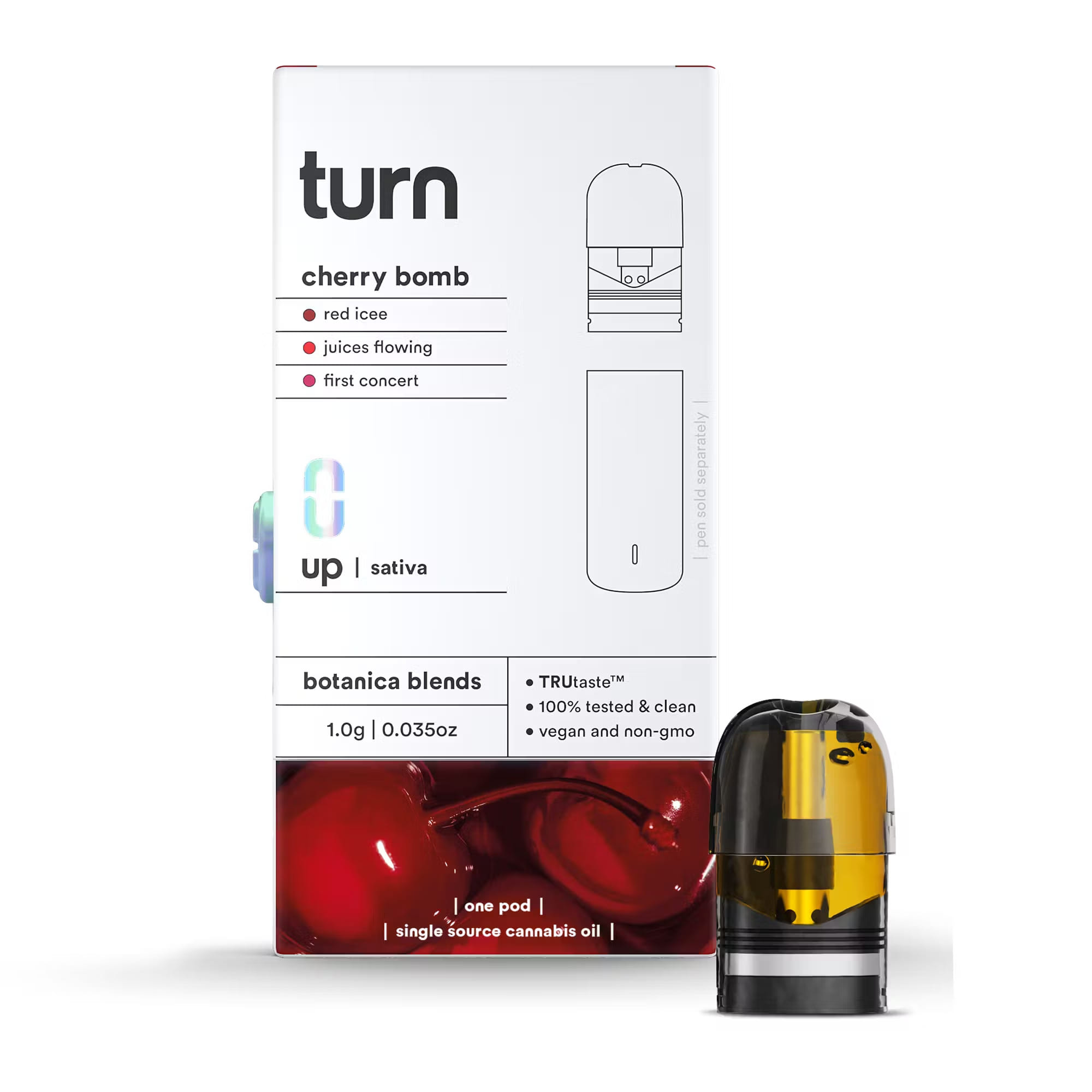 Cherry Bomb - 1G Botanical Pod - Turn - Cherry Bomb (S) - $28 - Cartridges