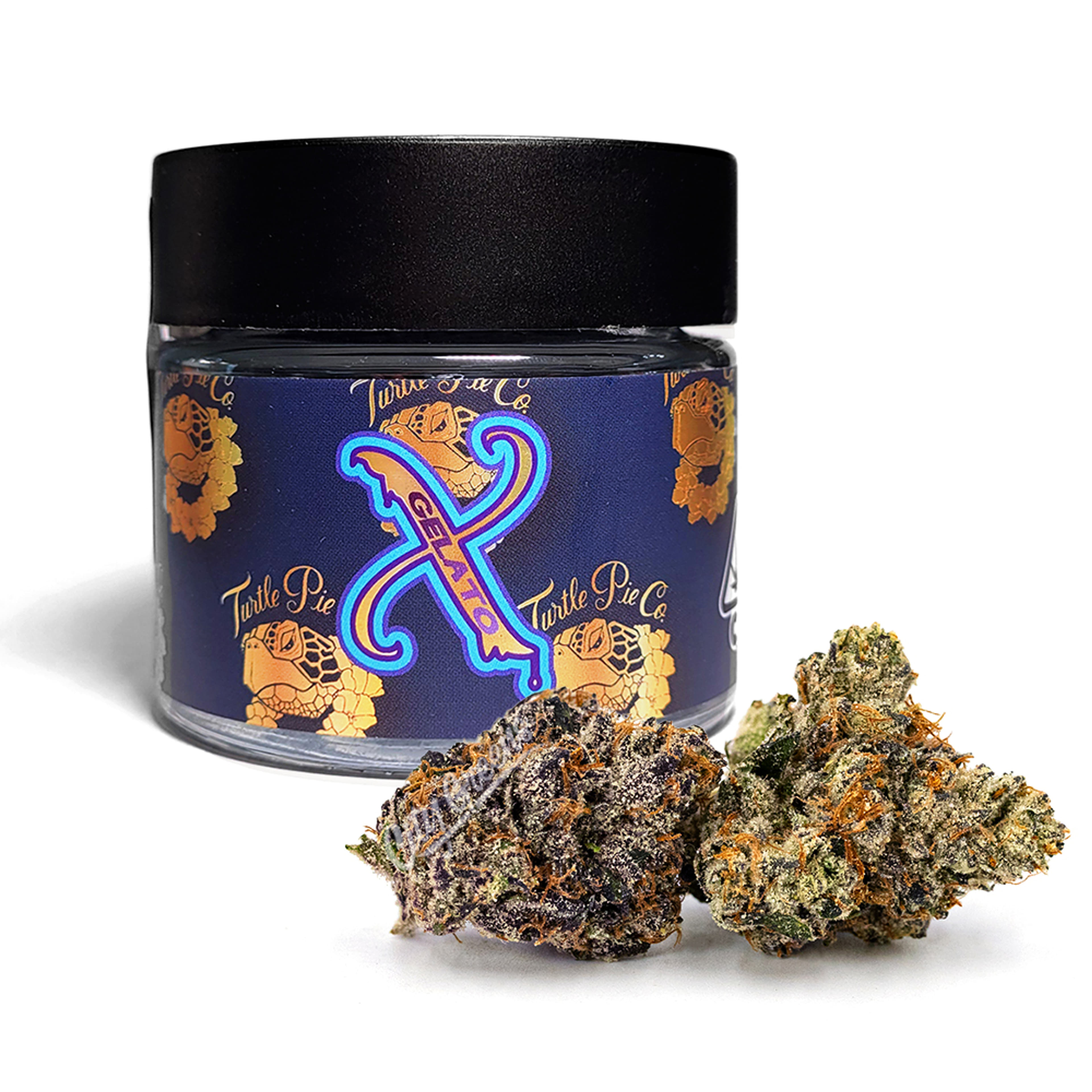 Gelato X 30.06% - 3.5G *SPECIAL PRICING - Turtle Pie Co. - Gelato X (I) - $55 - Exotic Eighths - Buy 8 Mix & Match get 13.5% Off PLUS $.01 Punch T1 Rosin