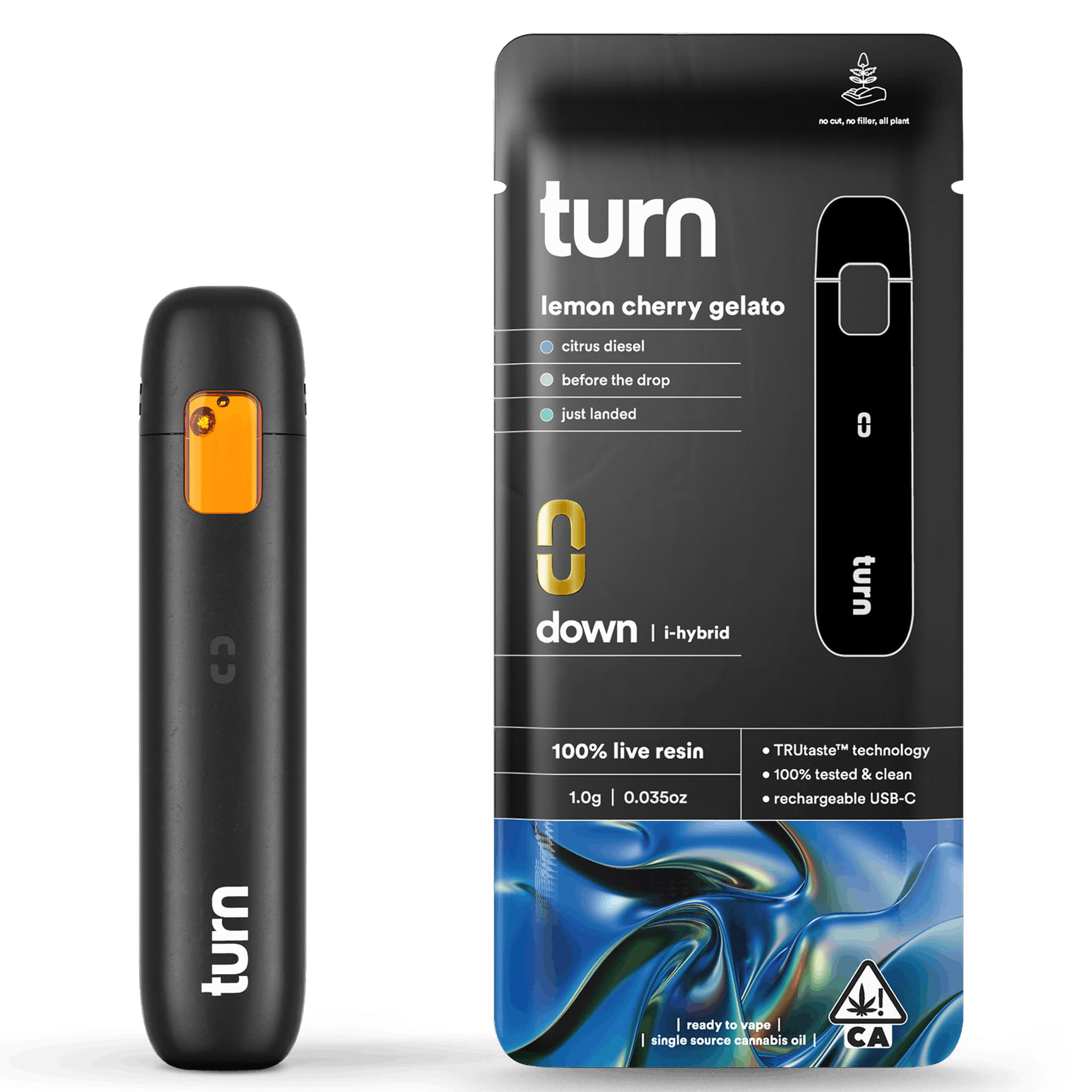 Lemon Cherry Gelato (I) Live Resin AIO - 1g - Turn - Lemon Cherry Gelato (I) - $38.60 - Cartridges