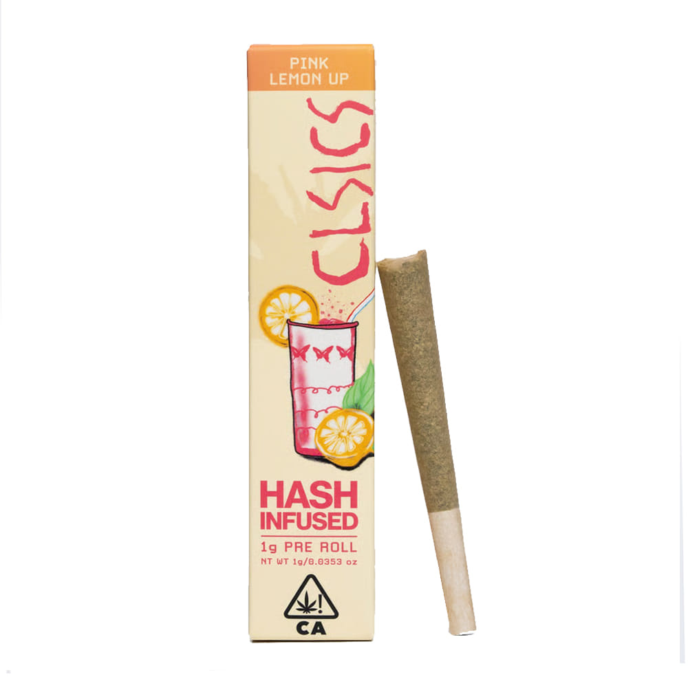 Pink Lemon Up (H) Hash Preroll - 1g - CLSICS - Pink Lemon Up (H) - $11.45 - Pre-Rolls