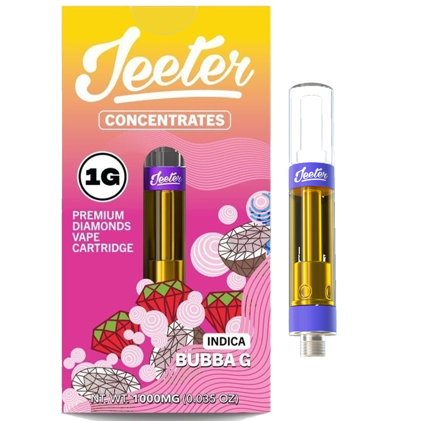 Bubba Gum (I) 1g Juice - Jeeter - Bubba Gum (I) - $28 - Vape Cartridge