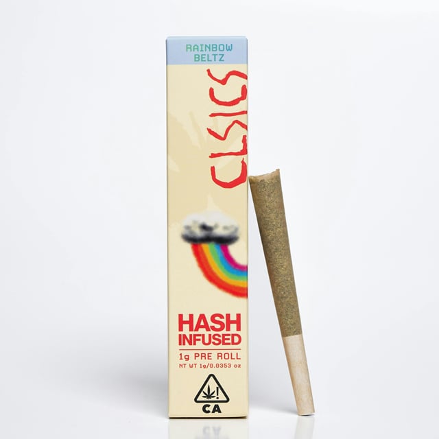Rainbow Beltz - 1g Hash Infused Pre Roll