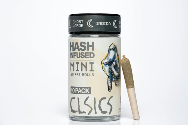 CLSICS Hash 10PK Preroll - Ghost Vapor