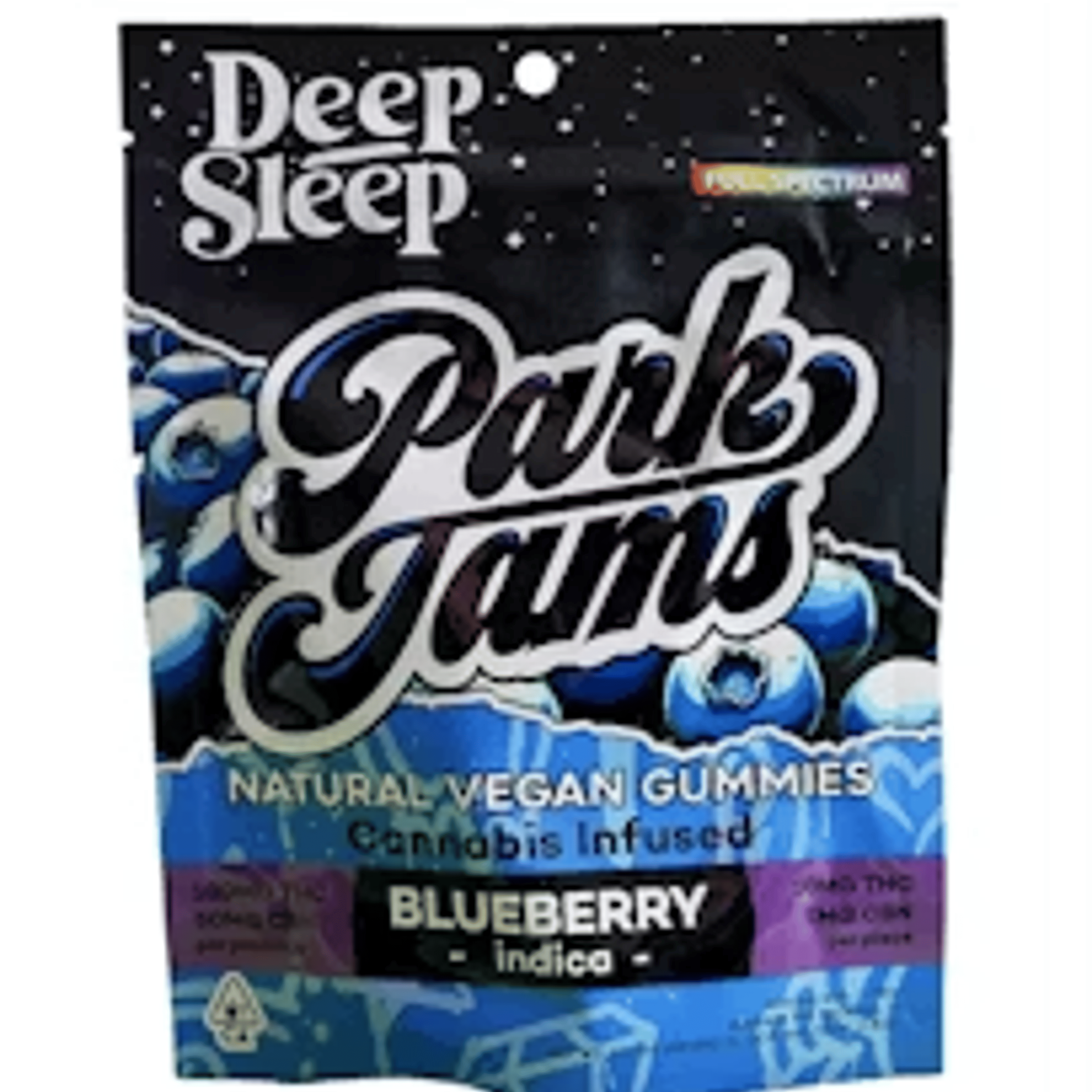 Sleep Blueberry 100mg - Park Jams - Blueberry Sleep - $11 - Edibles